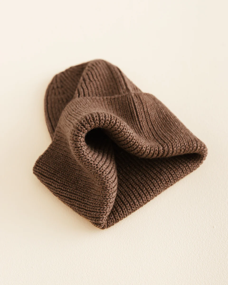 Hvid Kids Beanie "Fonzie" Mocha - Image 4
