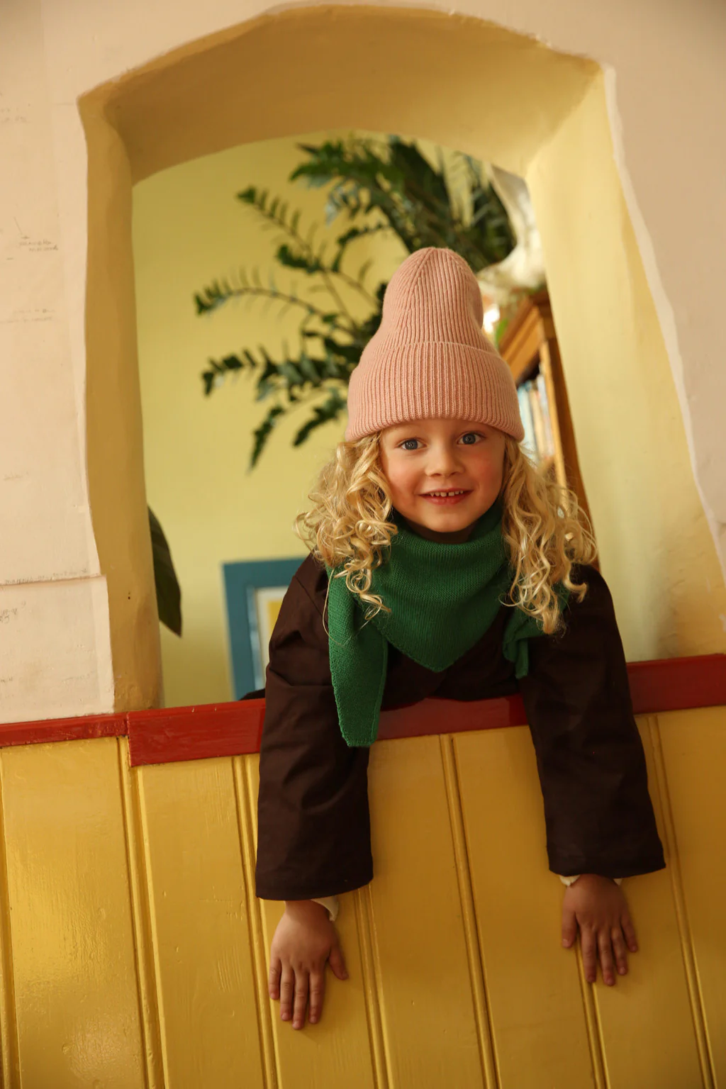 Hvid Kids Beanie "Fonzie" Powder - Image 2