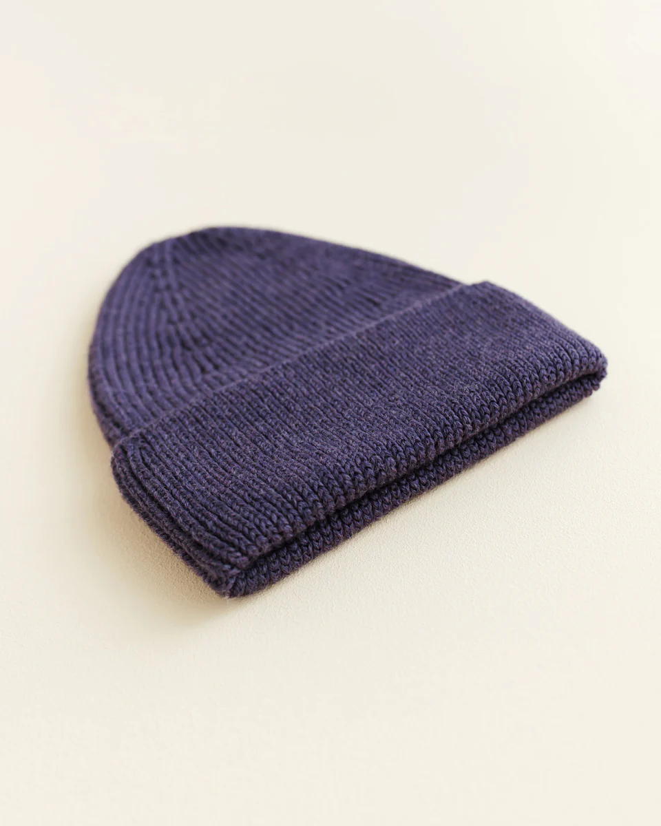 Hvid Kids Beanie "Fonzie" Purple - Image 2