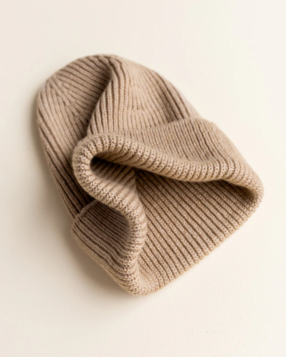 Hvid Kids Beanie "Fonzie" Sand - Image 7
