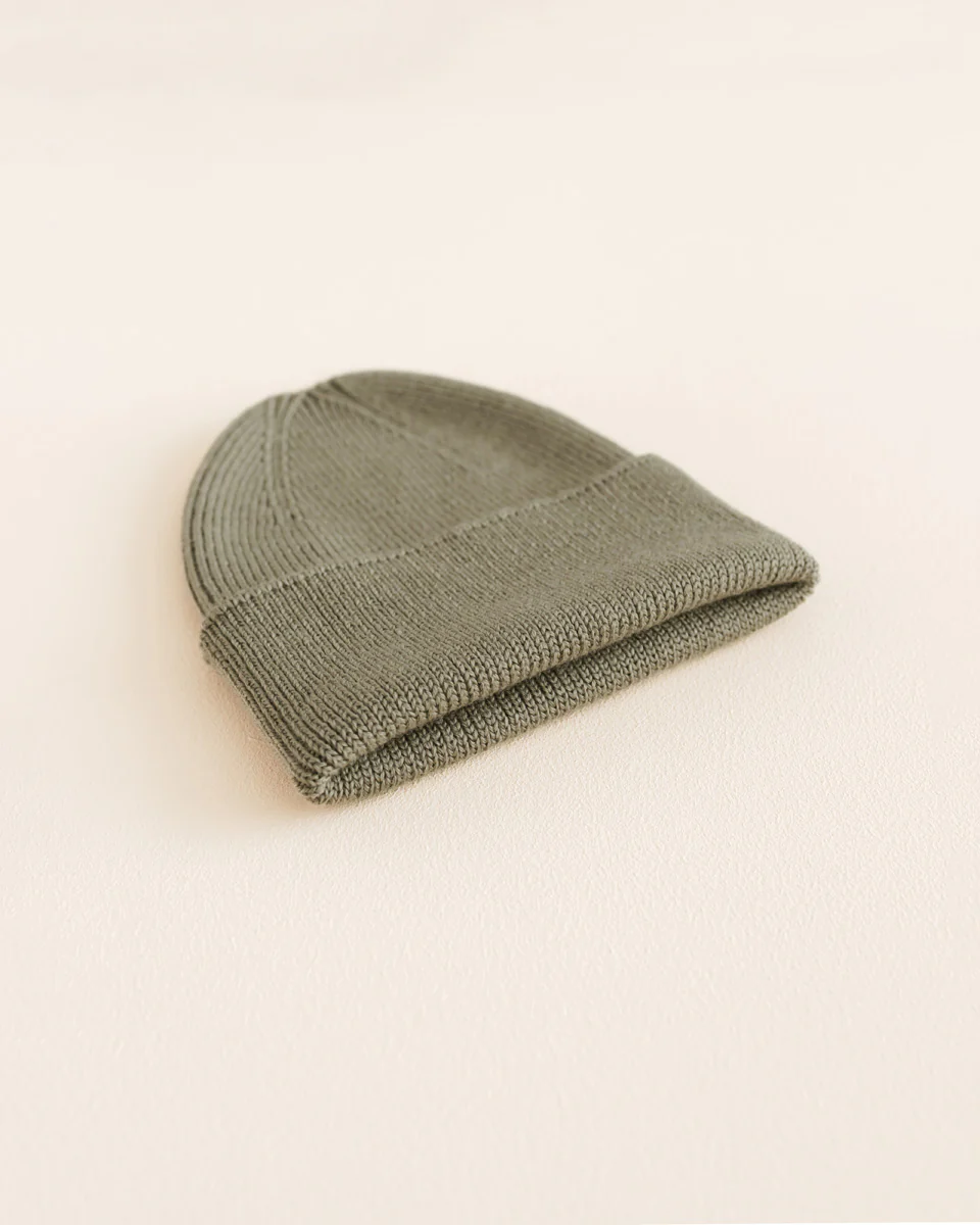 Hvid Newborn Beanie "Fonzie" Artichoke - Image 5