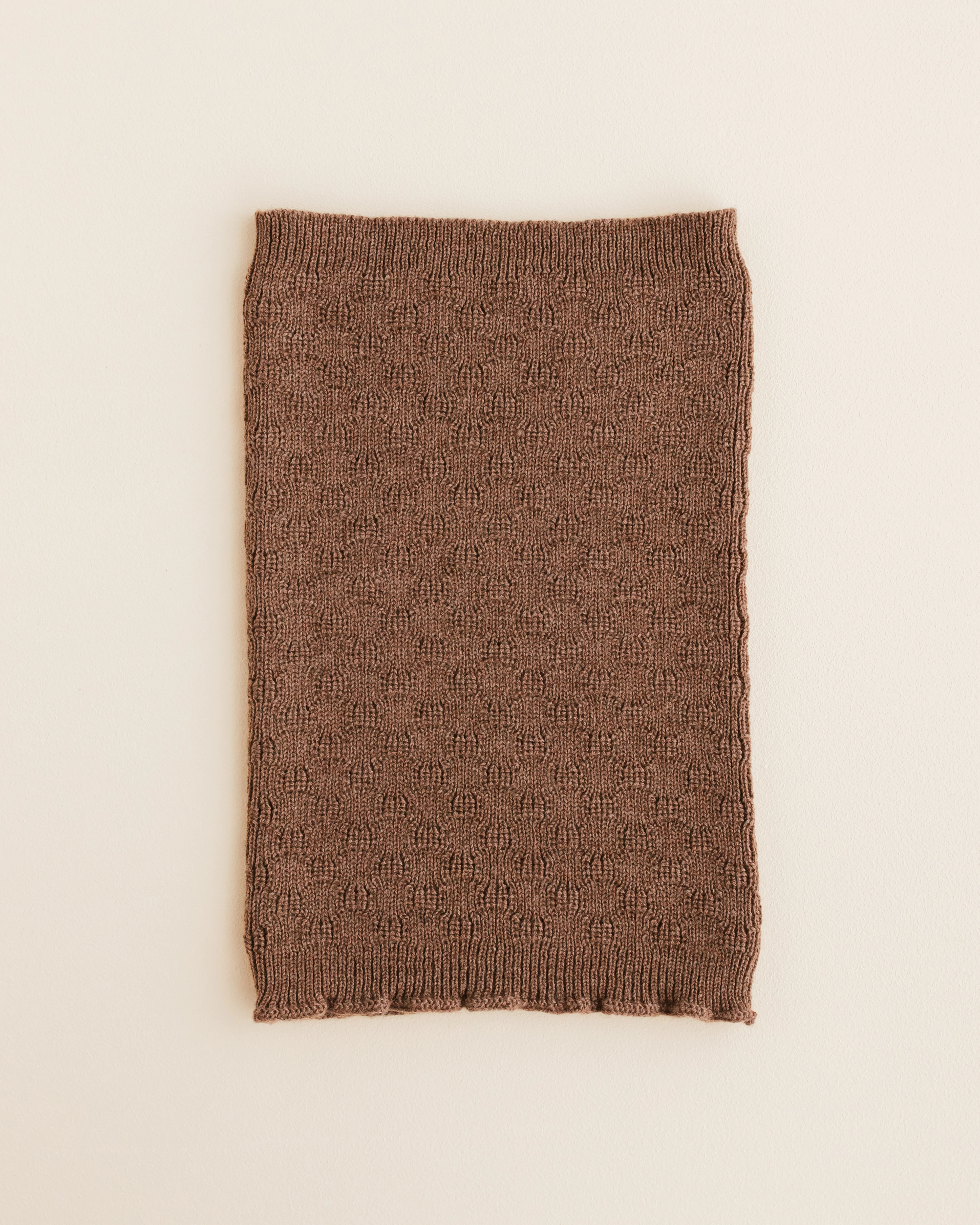 Hvid Schlauchschal "Gigi" Mocha - Image 4