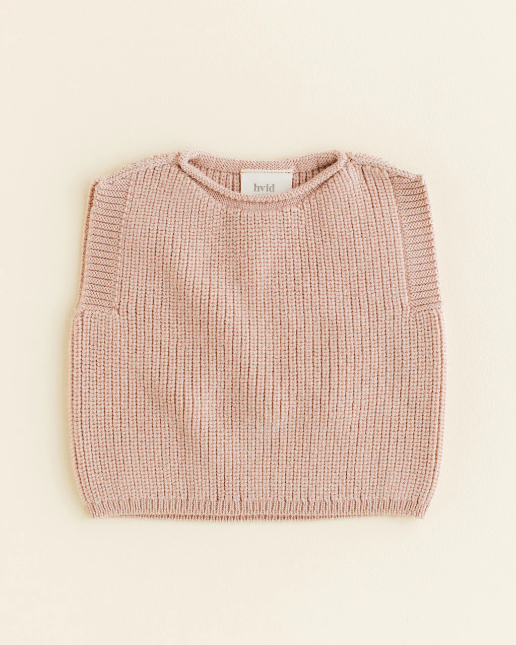 Hvid Strick-Weste Baby "Harvey" | Apricot