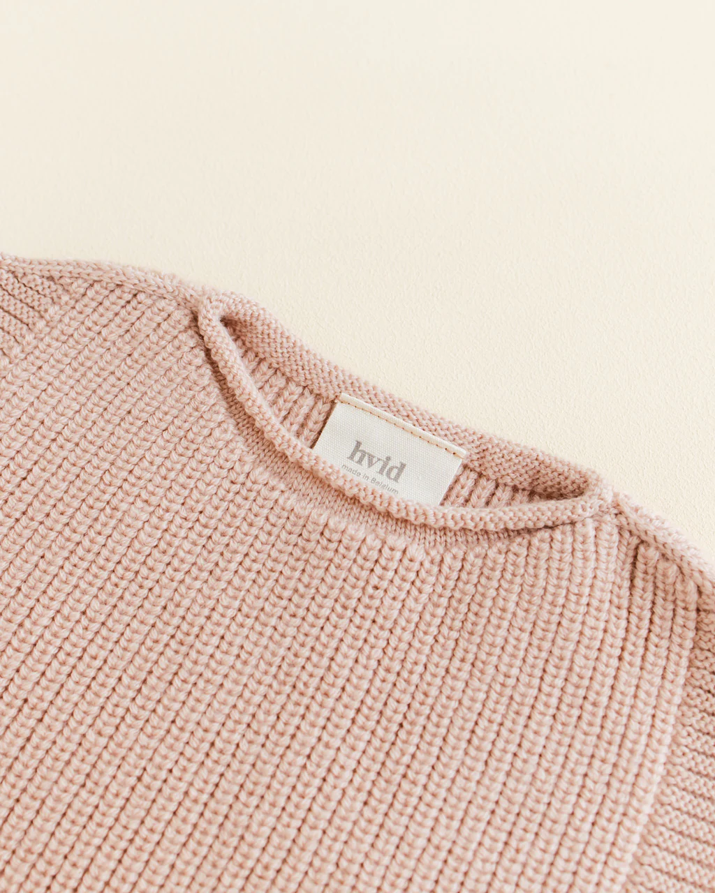 Hvid Strick-Weste Baby "Harvey" | Apricot - Image 2