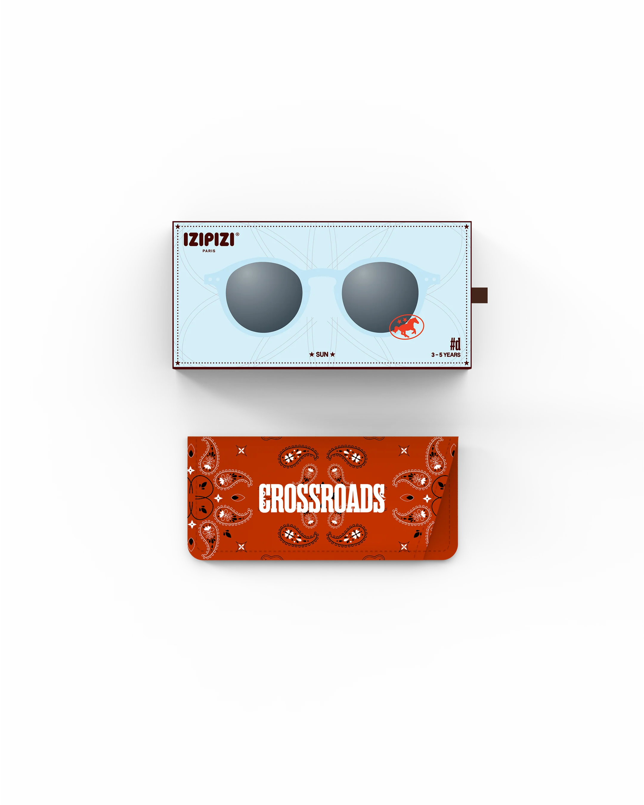 Izipizi Kinder Sonnenbrille 'Crossroads' #D 3-5 Jahre Turquoise Stone - Image 6