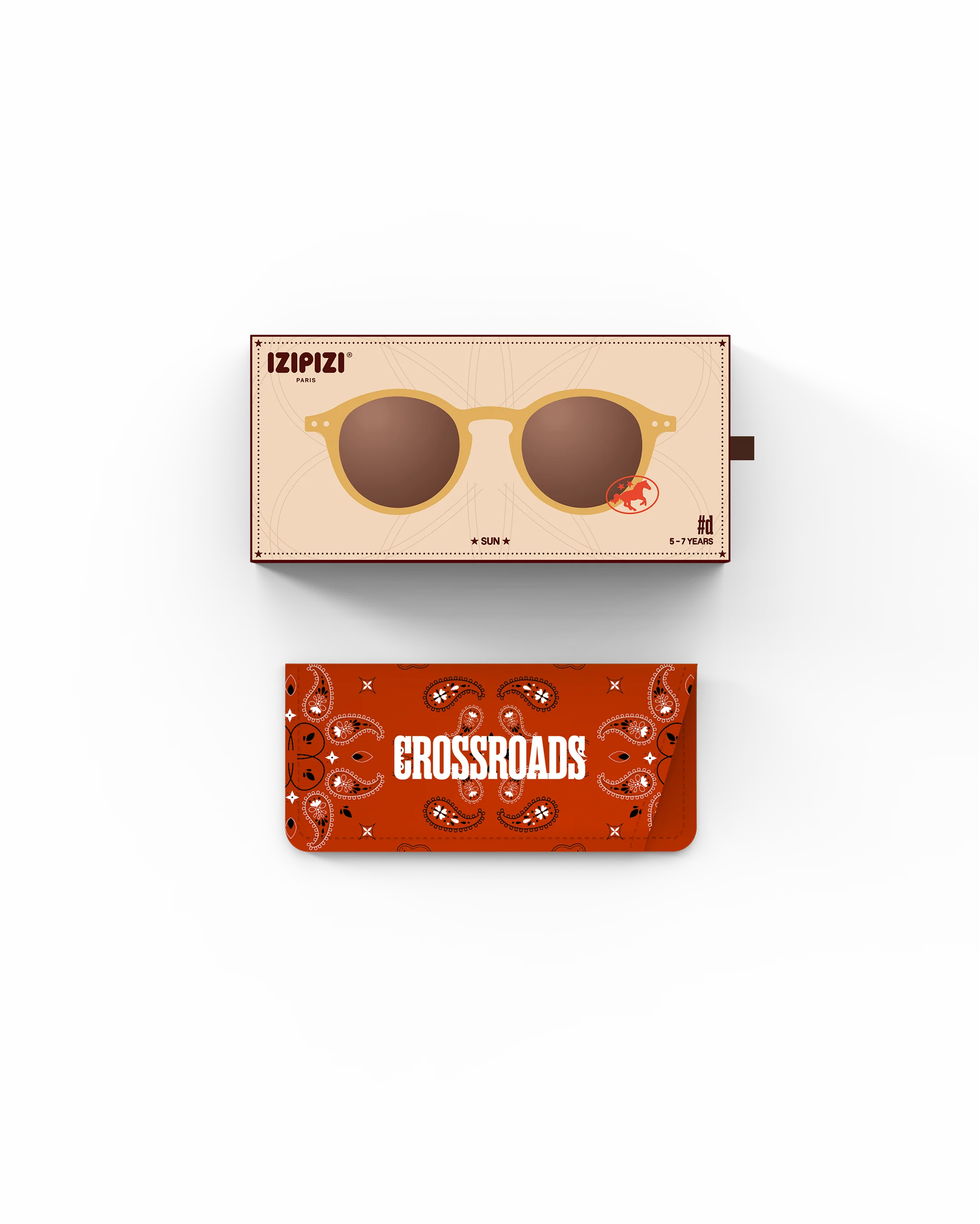 Izipizi Kinder Sonnenbrille 'Crossroads' #D 5-7 Jahre Golden Canyon - Image 6