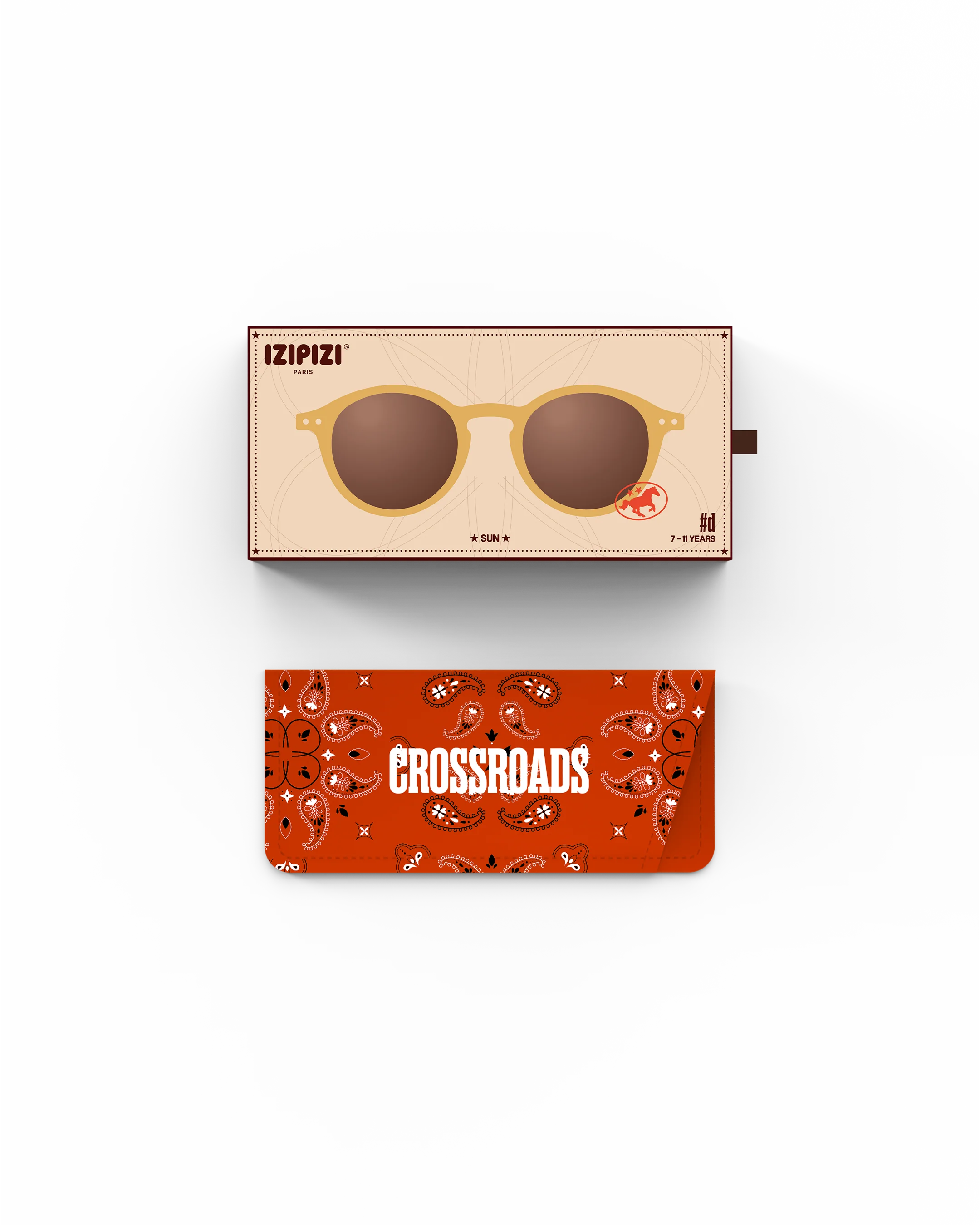 Izipizi Kinder Sonnenbrille 'Crossroads' #D 7-11 Jahre Golden Canyon - Image 6