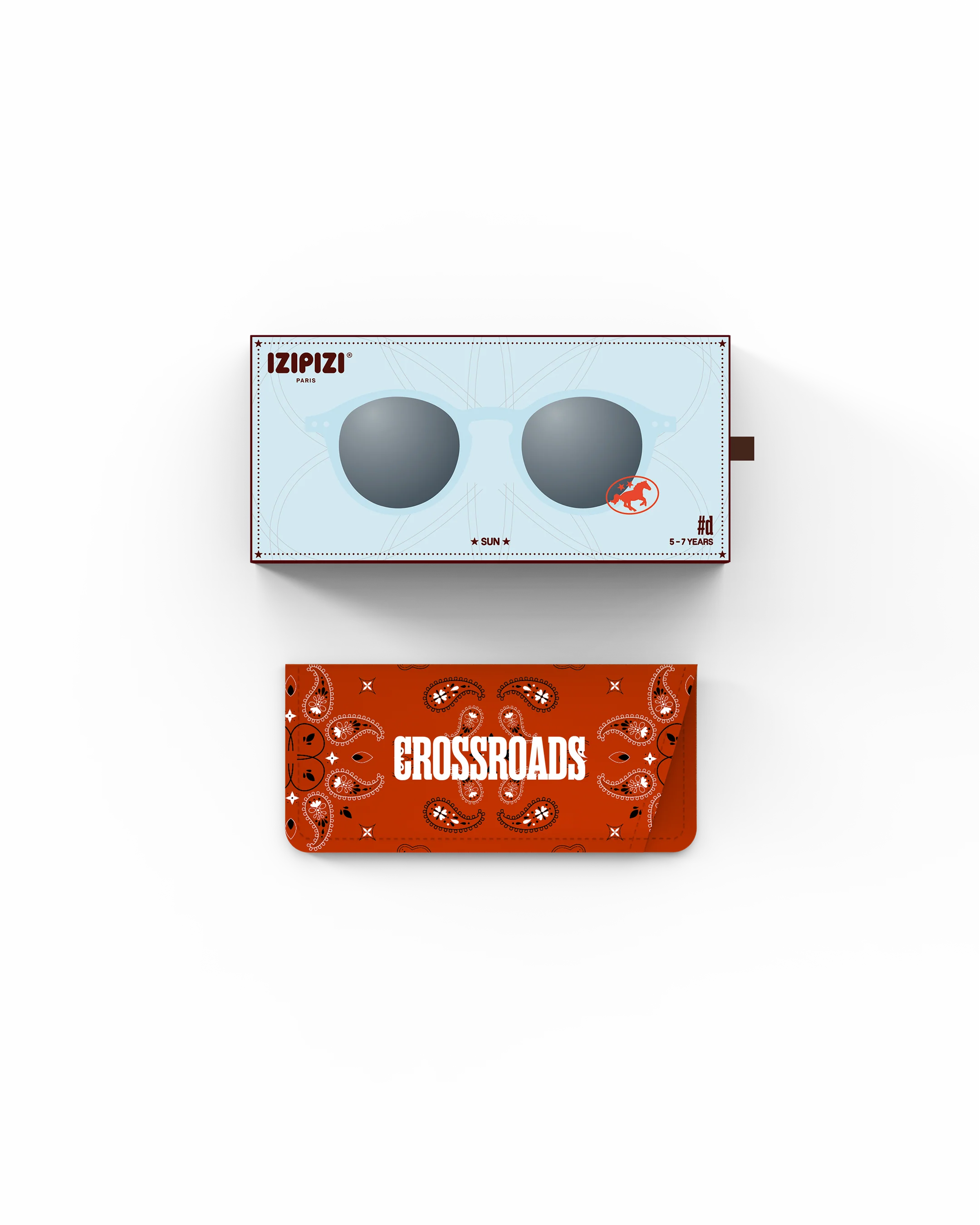 Izipizi Kinder Sonnenbrille 'Crossroads' #D 5-7 Jahre Turquoise Stone - Image 6