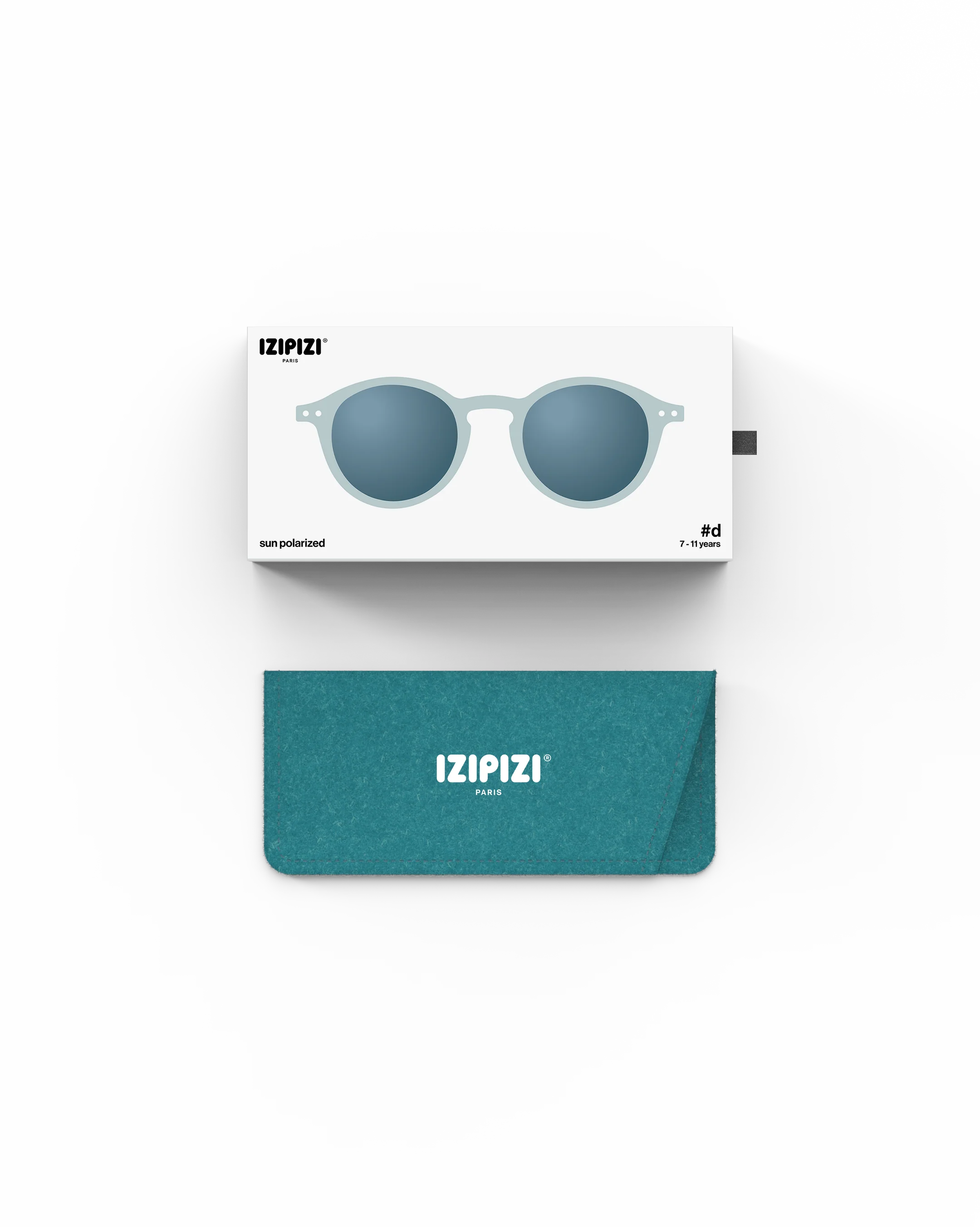 Izipizi Kinder Sonnenbrille 'Junior' #D 7-11 Jahre Frozen Blue - Image 5