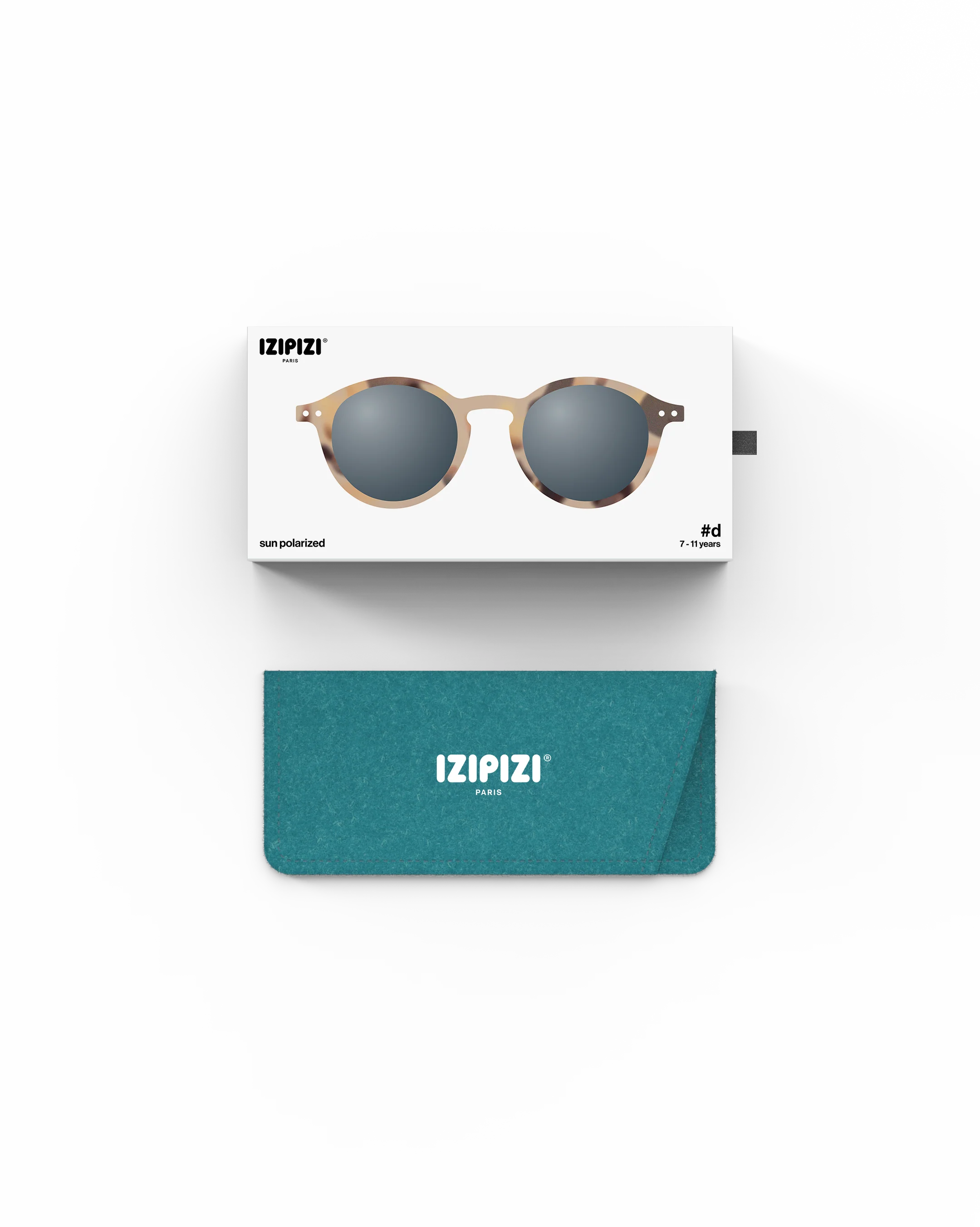 Izipizi Kinder Sonnenbrille 'Junior' #D 7-11 Jahre Light Tortoise - Image 5