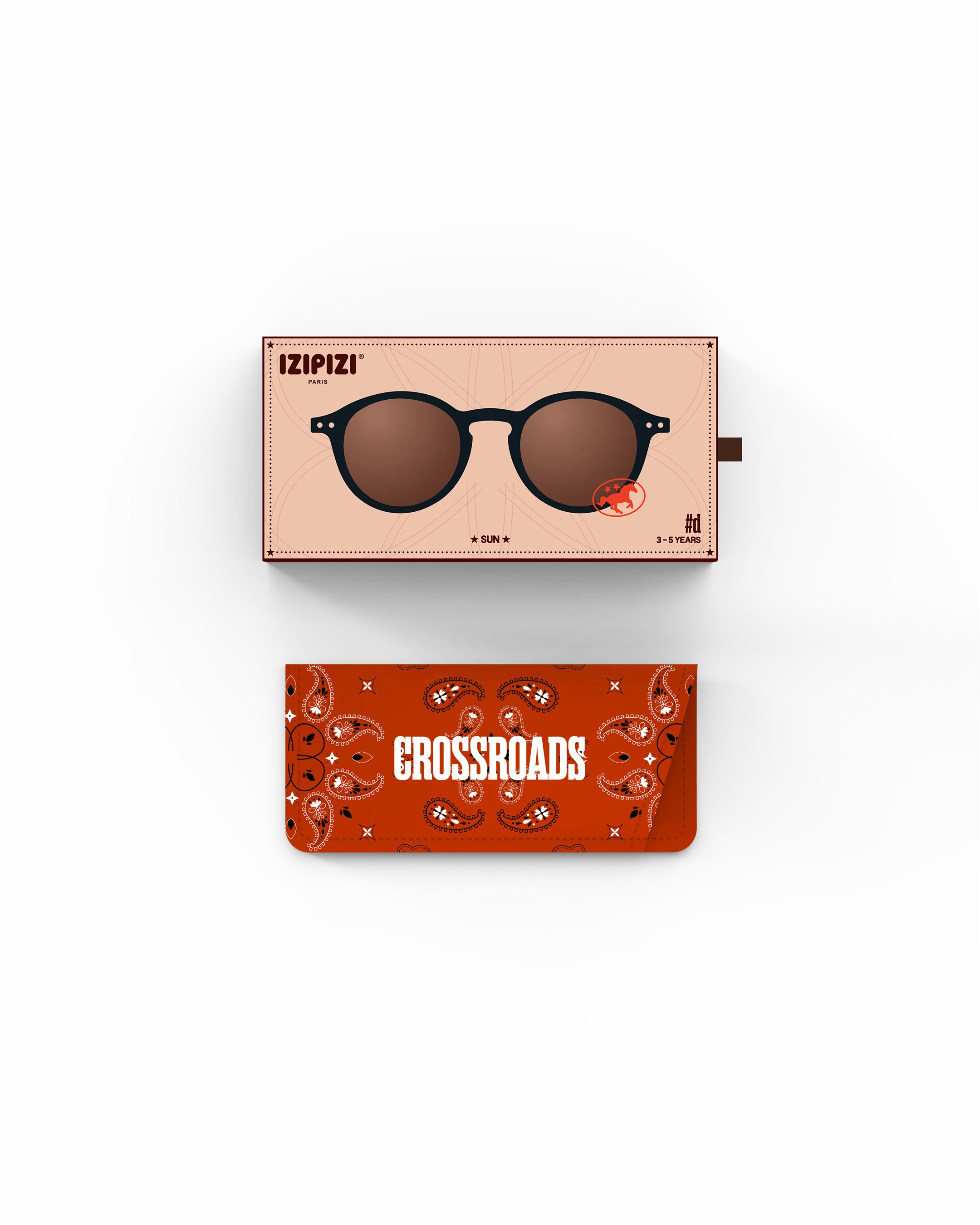 Izipizi Kinder Sonnenbrille 'Crossroads' #D 5-7 Jahre Black Road - Image 4