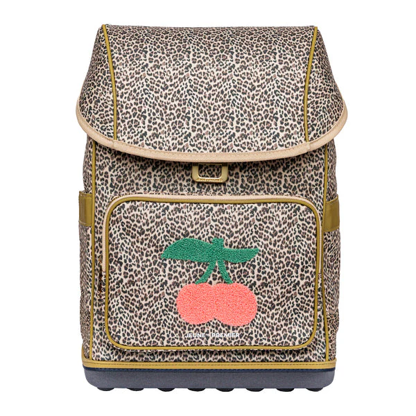 Jeune Premier Schulrucksack Ergomaxx | Leopard Cherry