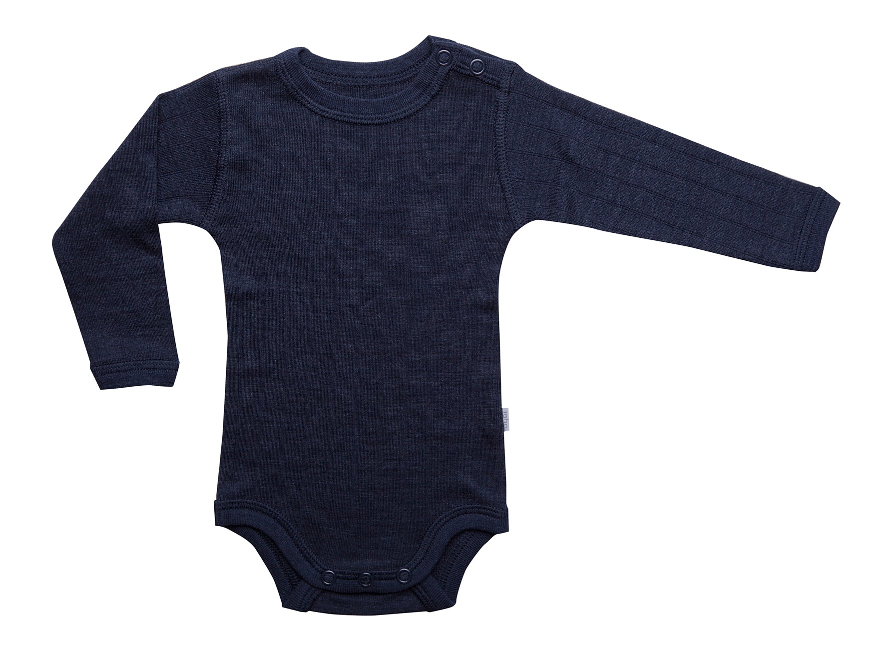 Joha "Langarm Body" Wolle-Seide | Navy