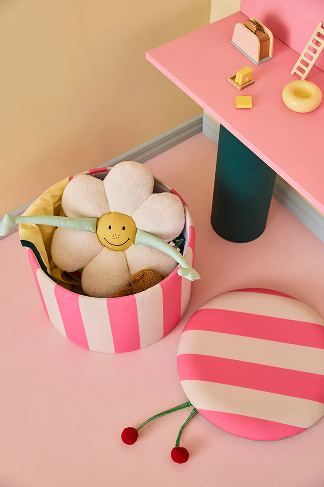 Kids Concept Sitzhocker mit Stauraum | rosa - Image 4