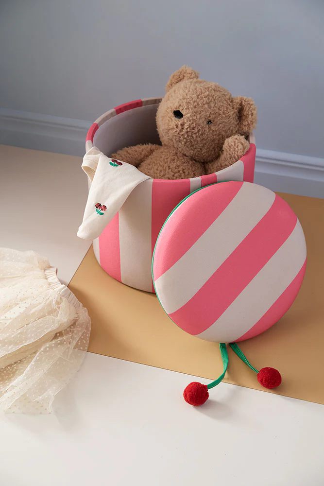 Kids Concept Sitzhocker mit Stauraum | rosa - Image 5