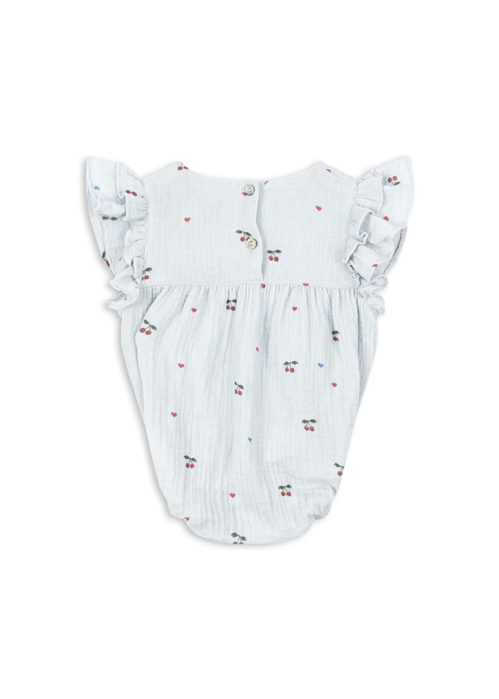 Konges Sløjd Onesie Coco | Cherry Blue Coeur - Image 2