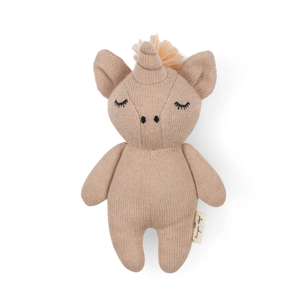 Konges Sløjd Babyrassel Mini Unicorn | Rose Fawn
