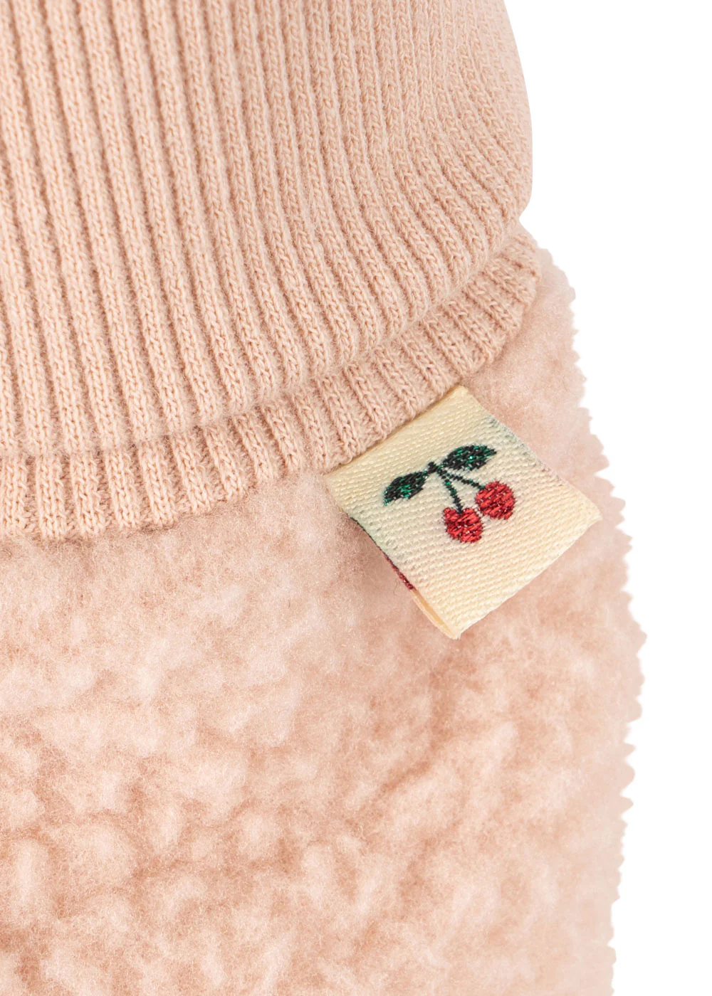 Konges Sløjd Babyschuhe Bio-Baumwolle "Safa" | Rose Smoke - Image 2