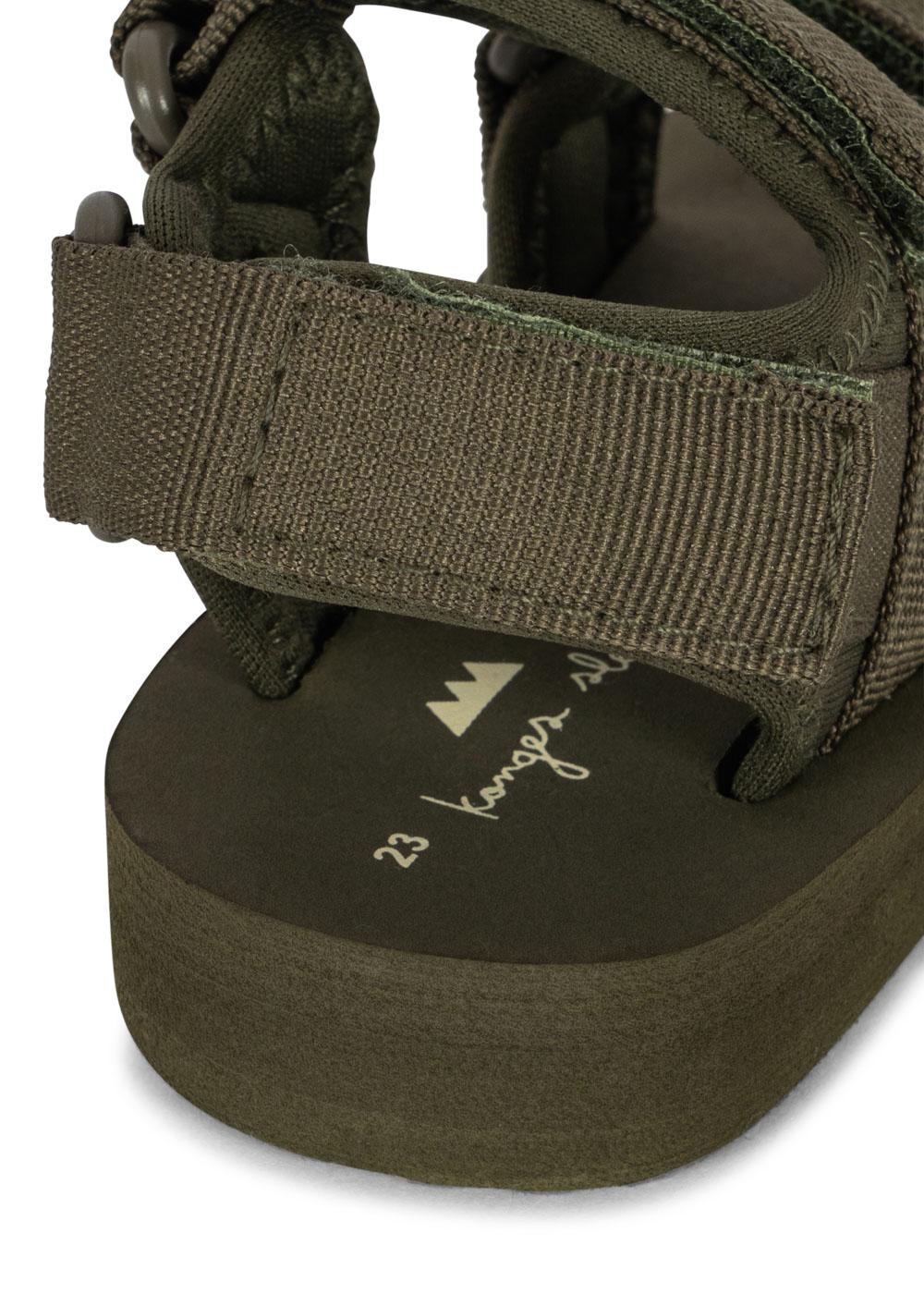 Konges Sløjd Bade-Sandalen "Solid" Burnt Olive - Image 6