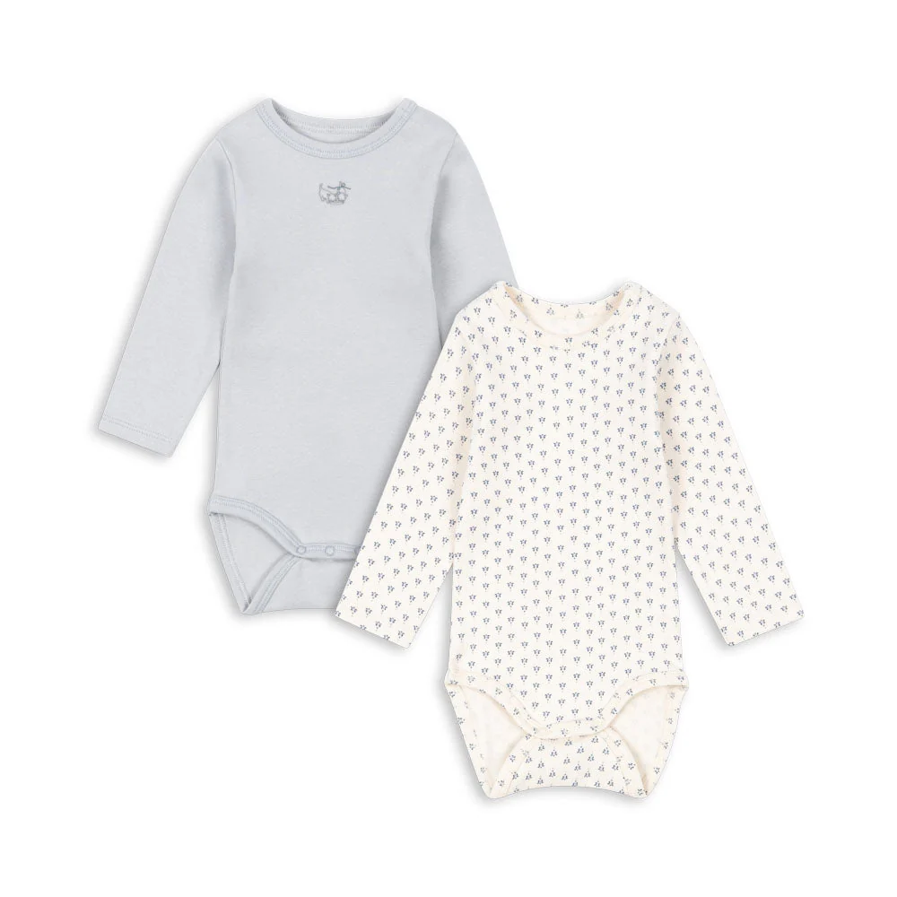 Konges Sløjd Body 2er Set "Bello" | Blue mix