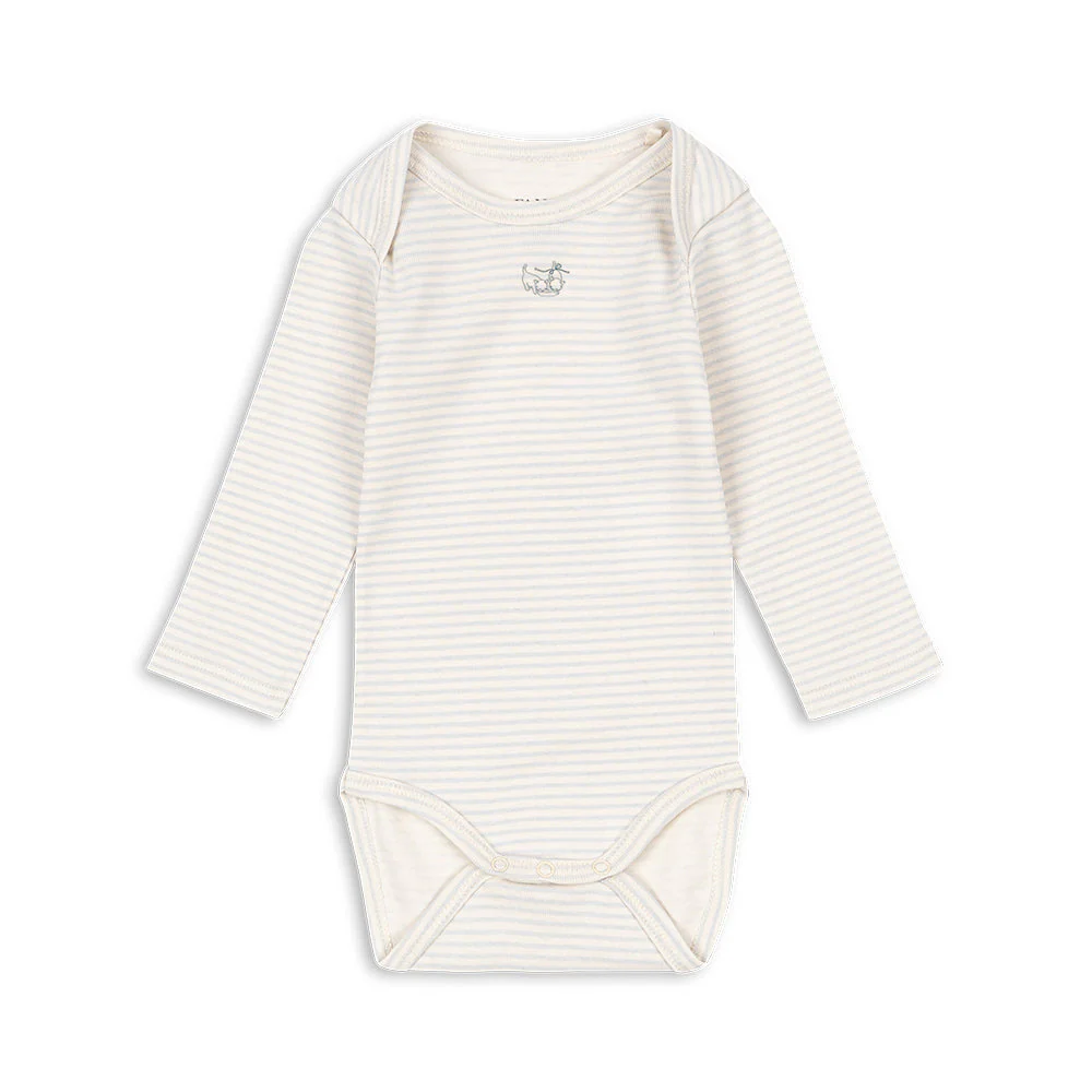 Konges Sløjd Body "Fio Stripe" | Tea Stripe Gray Dawn