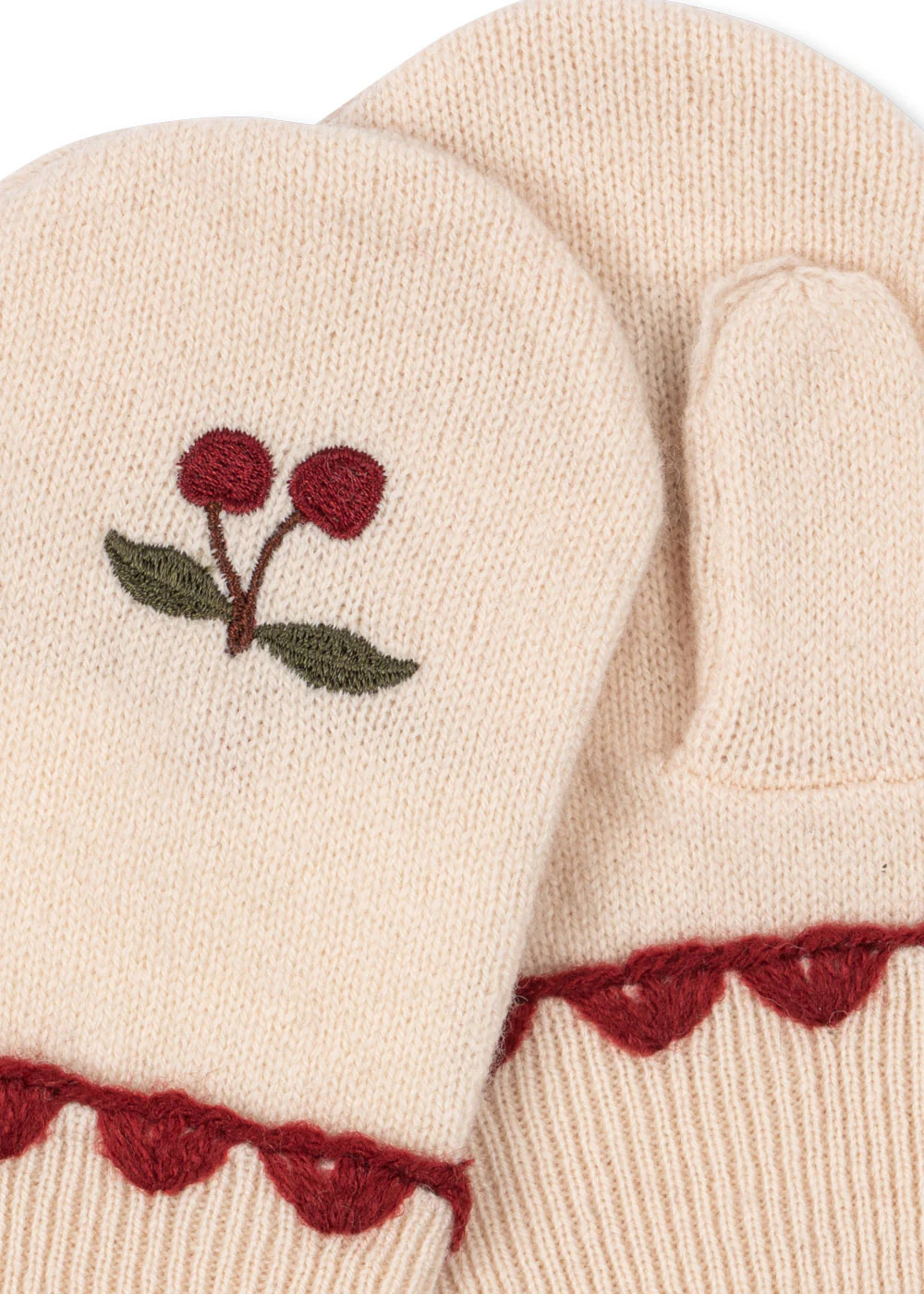 Konges Sløjd Fäustling Handschuhe "Collette" | Off White - Image 3