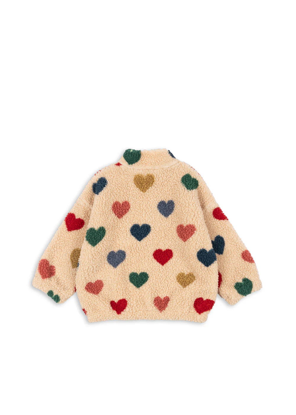 Konges Sløjd Fleece Jacke Teddy "Jody" Bon Coeur Coloré - Image 3