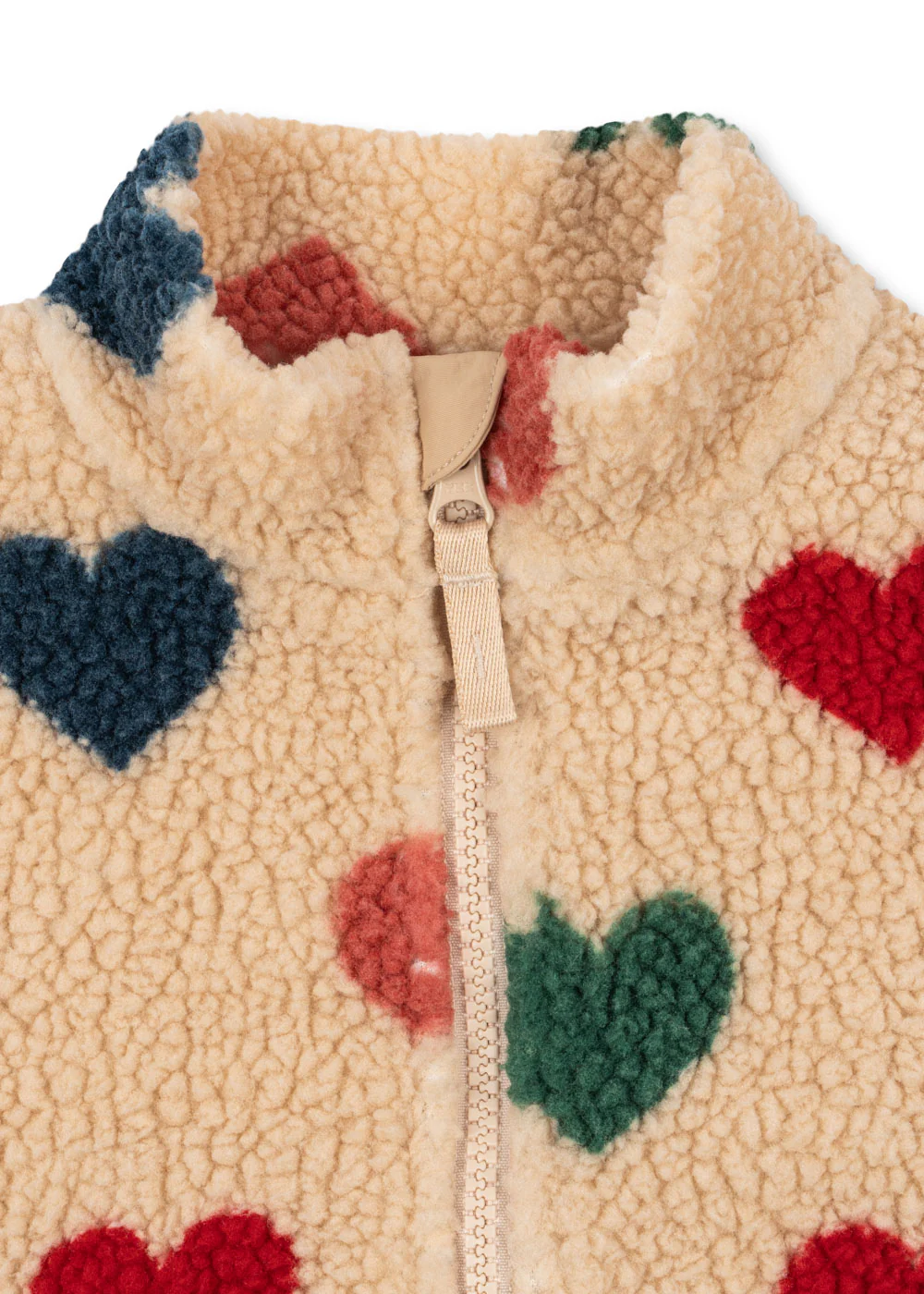 Konges Sløjd Fleece Jacke Teddy "Jody" Bon Coeur Coloré - Image 4