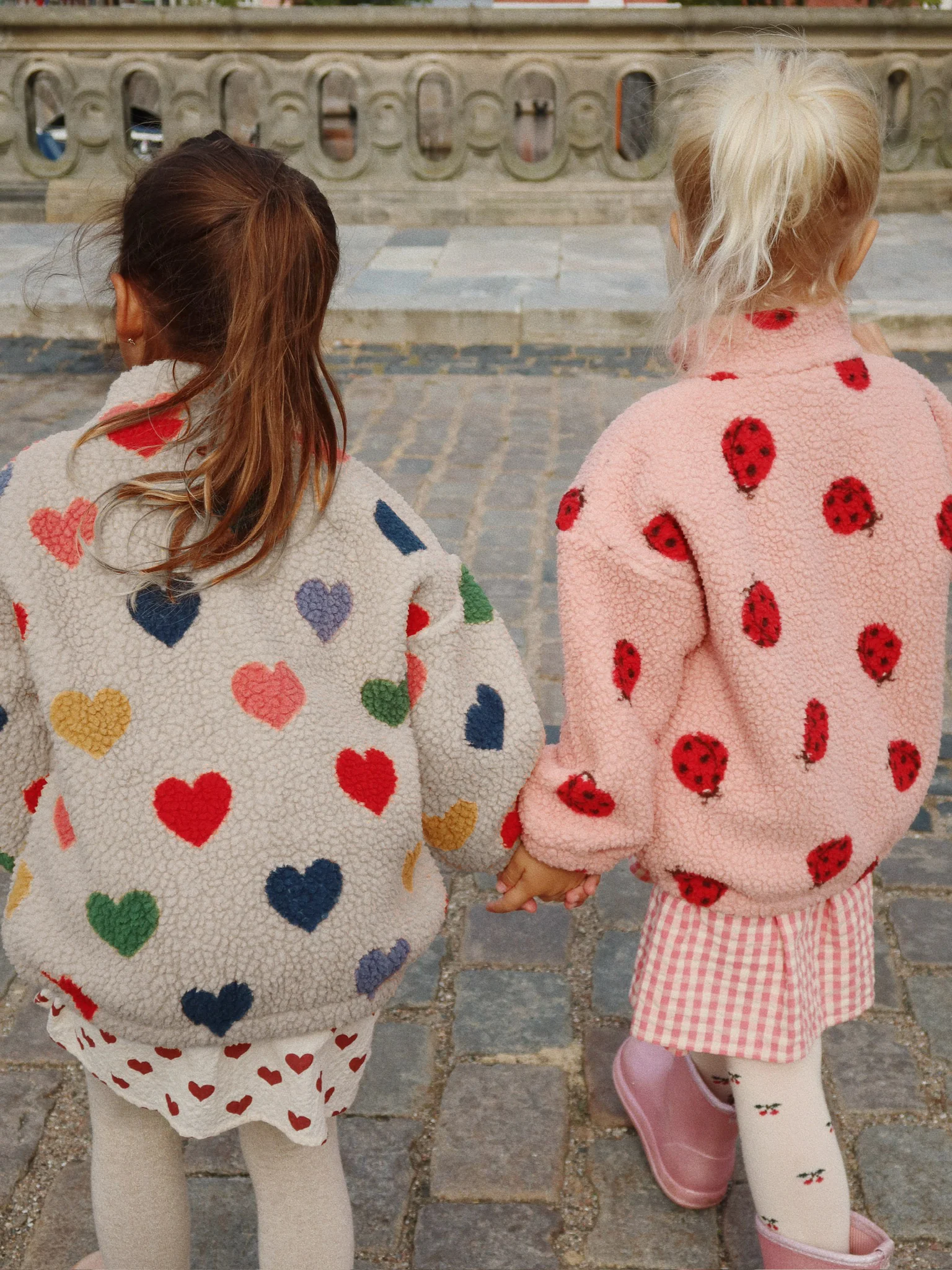 Konges Sløjd Fleece Jacke Teddy "Jody" Bon Coeur Coloré - Image 6