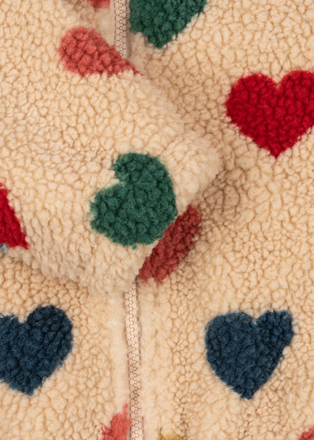 Konges Sløjd Fleece Jacke Teddy "Jody" Bon Coeur Coloré - Image 8