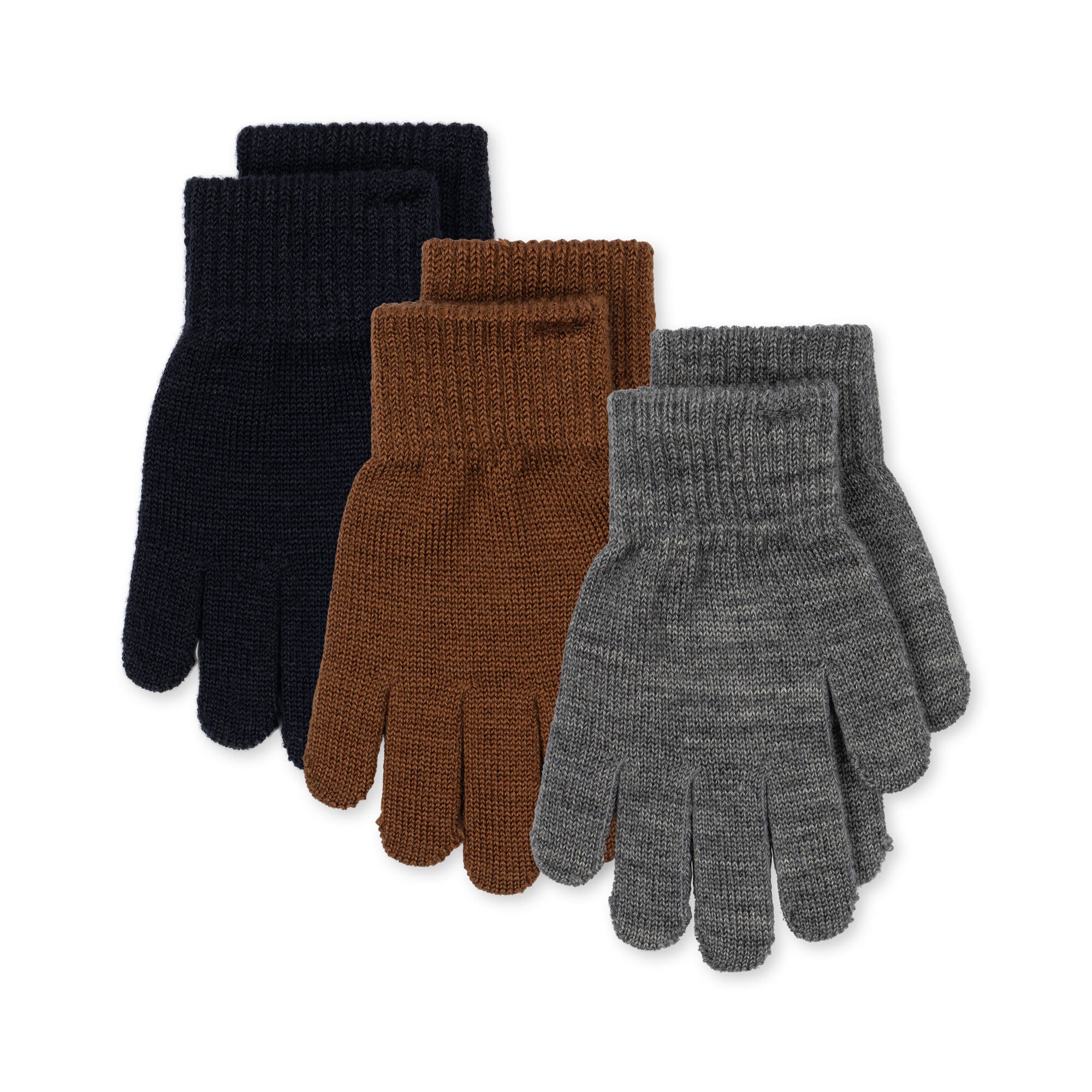 Konges Sløjd Handschuhe "Filla" Midnight 3er- Pack