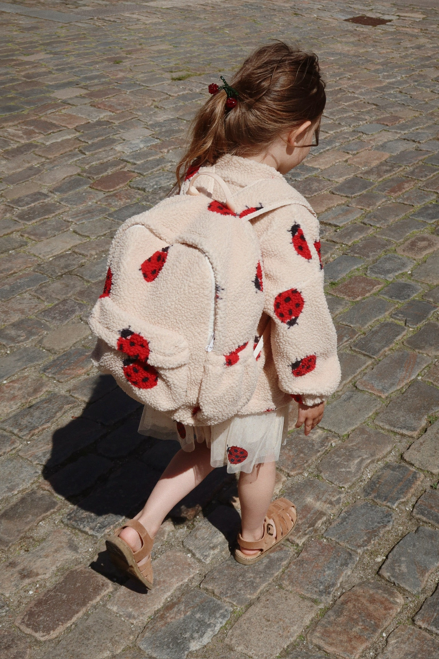 Konges Sløjd Jacke "Jody Teddy" | Ladybug Sand - Image 2