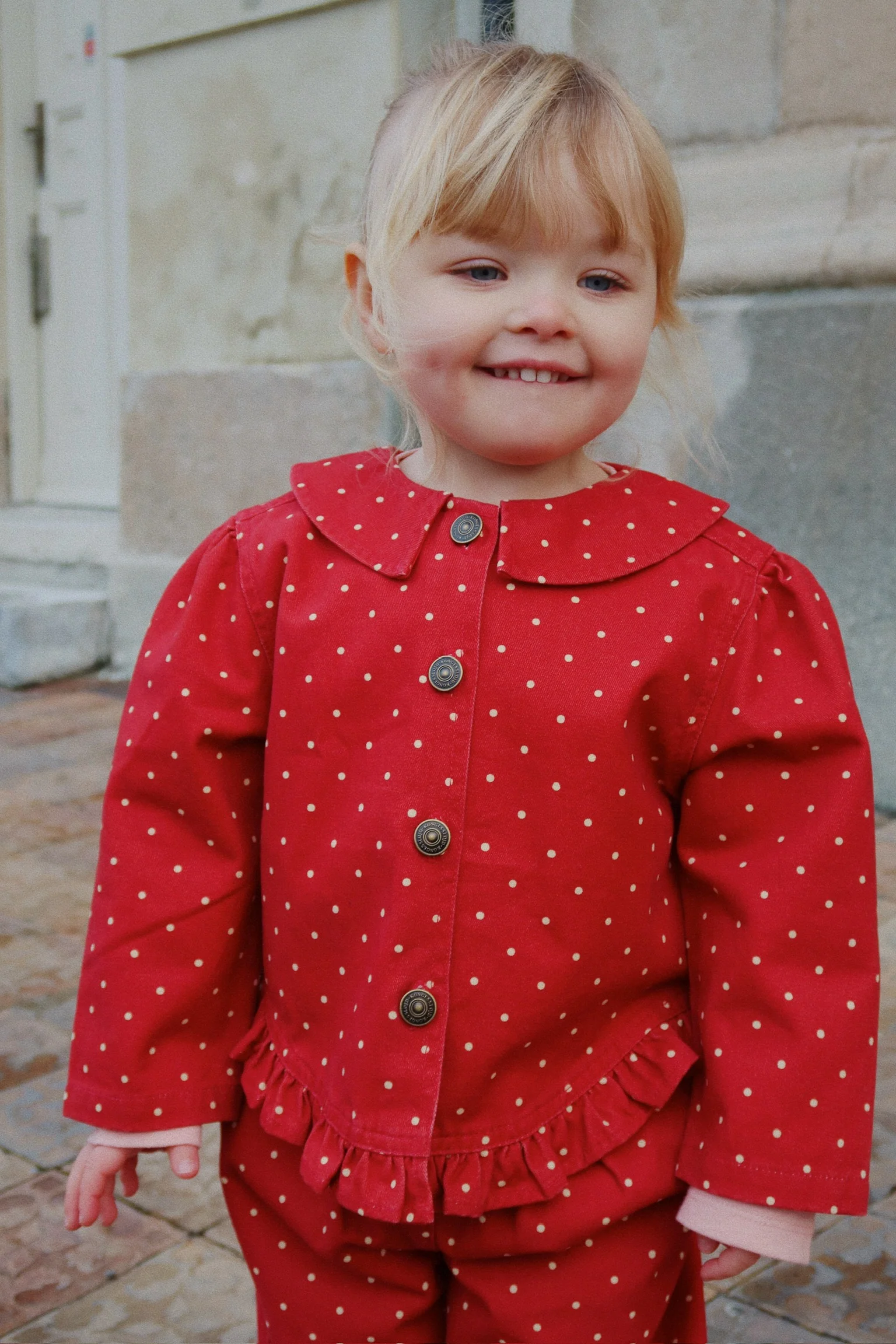 Konges Sløjd Jackenshirt "Nola" Strawberry Dot - Image 4
