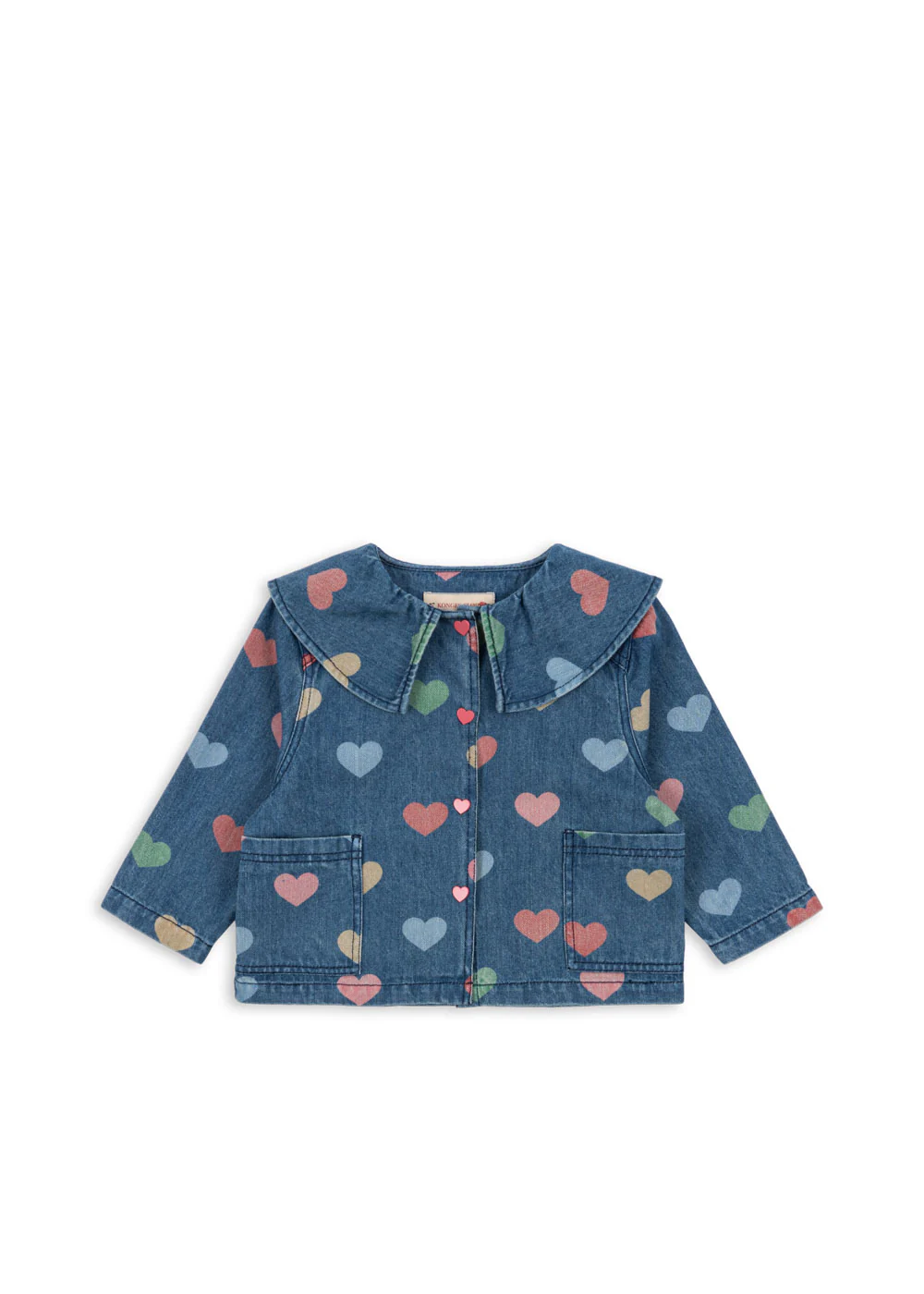Konges Sløjd Jeansshirt "Magot" Bon Coeur Coloré - Image 4