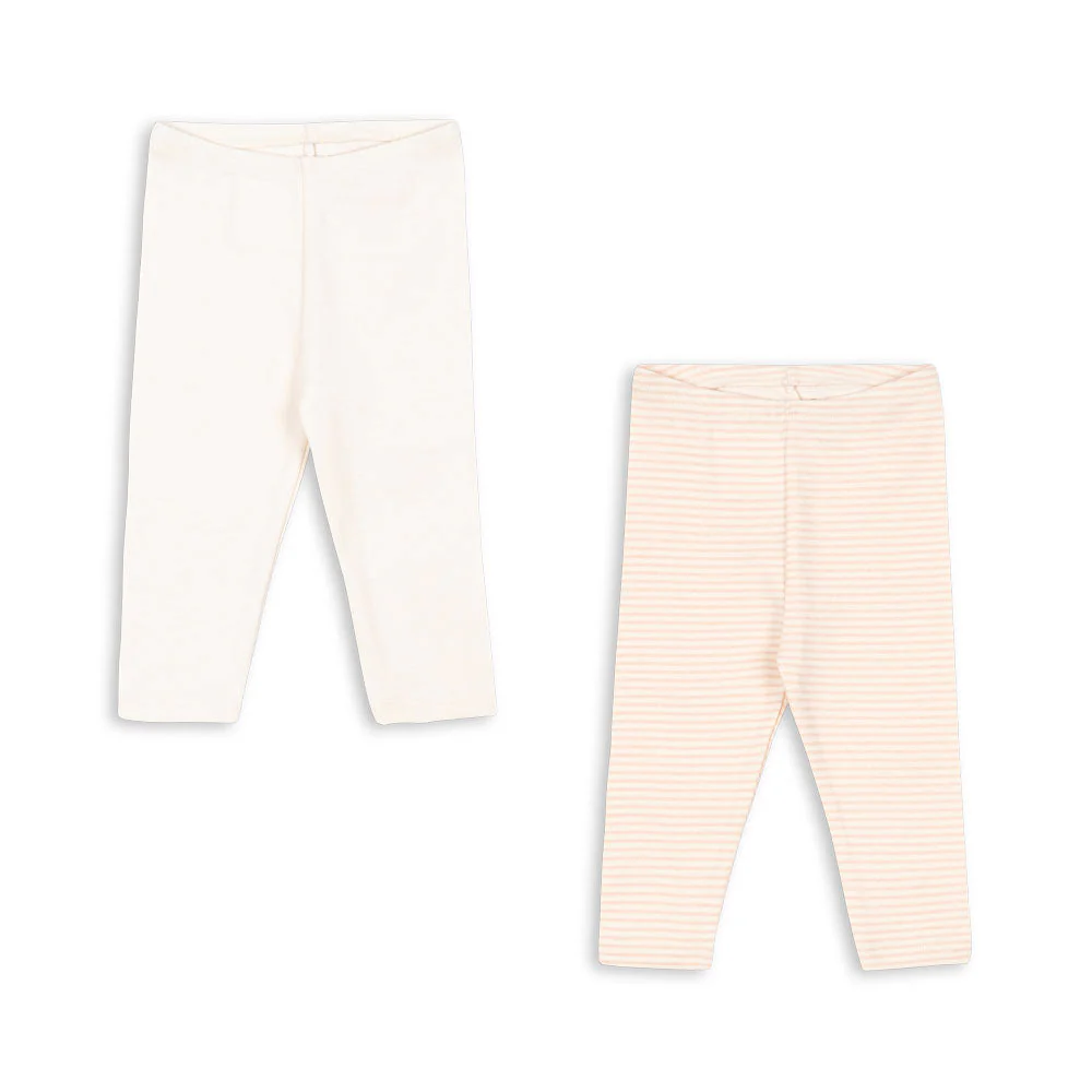 Konges Sløjd Jerseyhose "Fio Stripe" 2er Set | Blush Mix