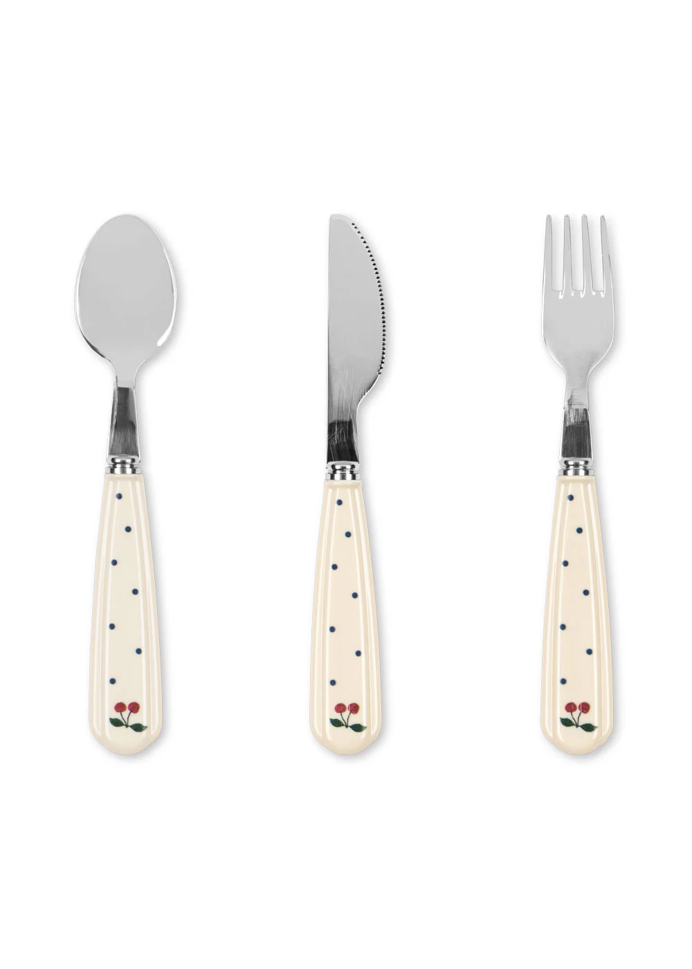 Konges Sløjd Kinder Besteck Set | Navy Dot