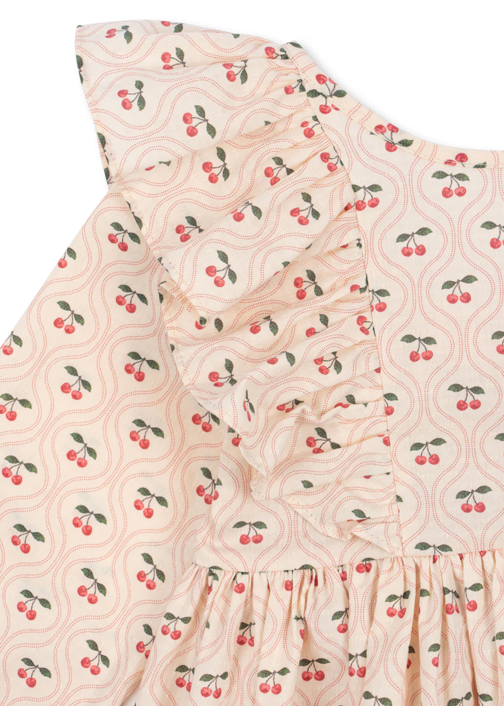 Konges Sløjd Kleid "Cianna" Bow Cherry Pink Motiv - Image 8