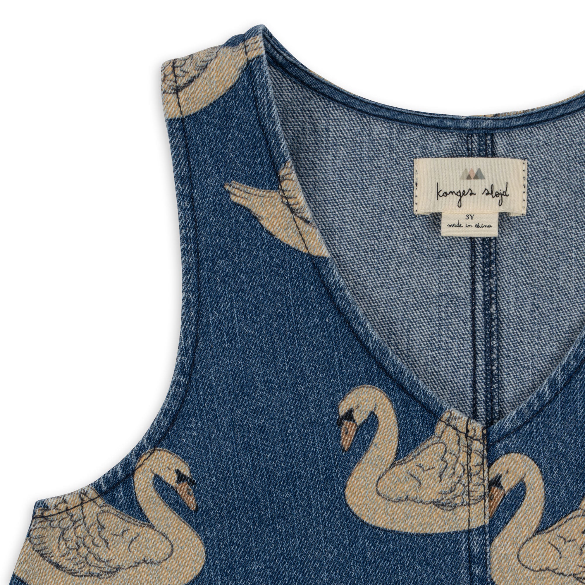 Konges Sløjd Kleid Denim "Magot" Swan - Image 4