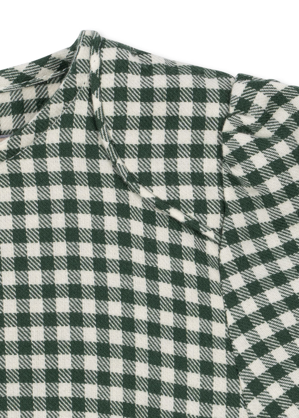 Konges Sløjd Kleid "Forest" | Green Check - Image 5