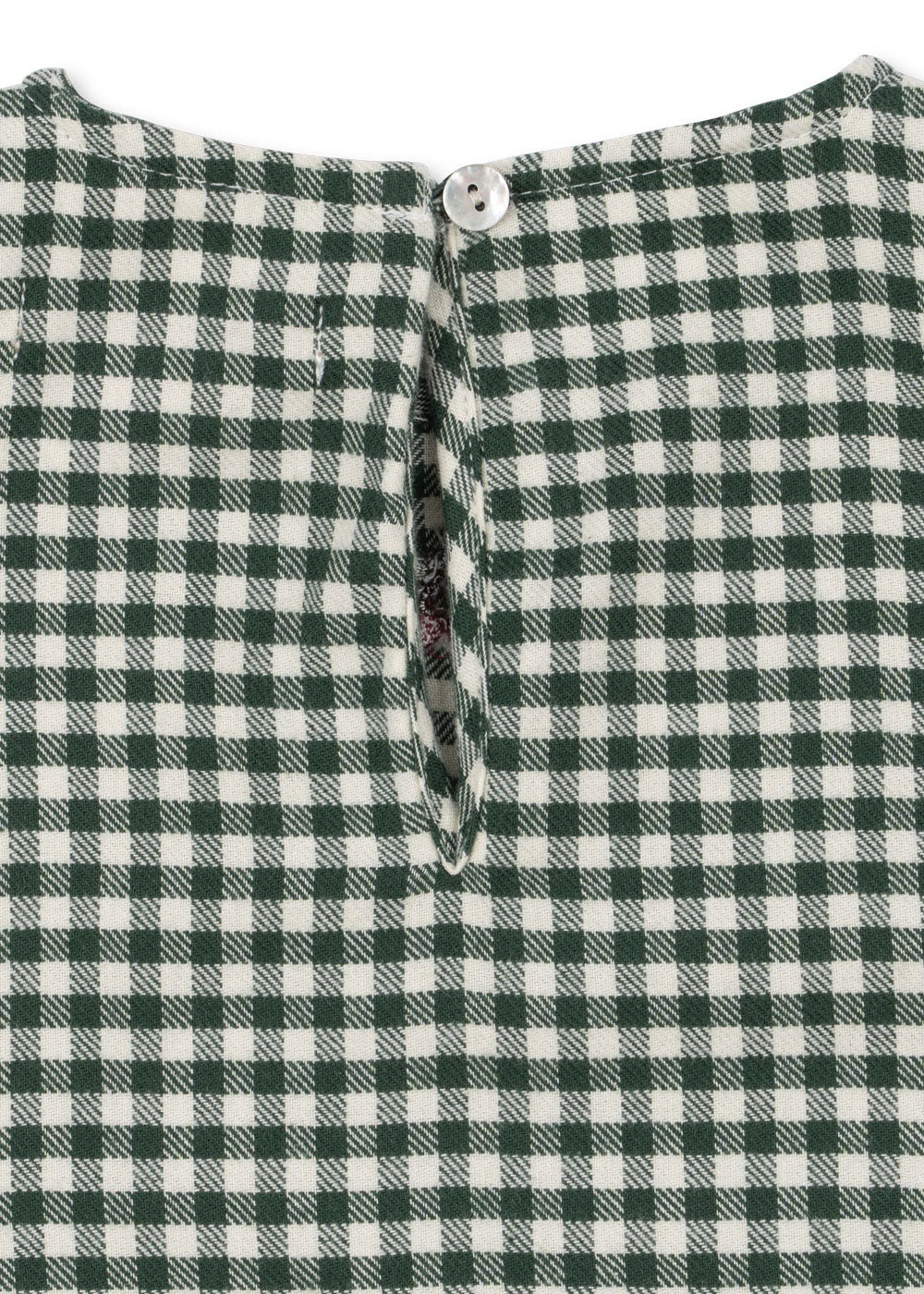 Konges Sløjd Kleid "Forest" | Green Check - Image 6