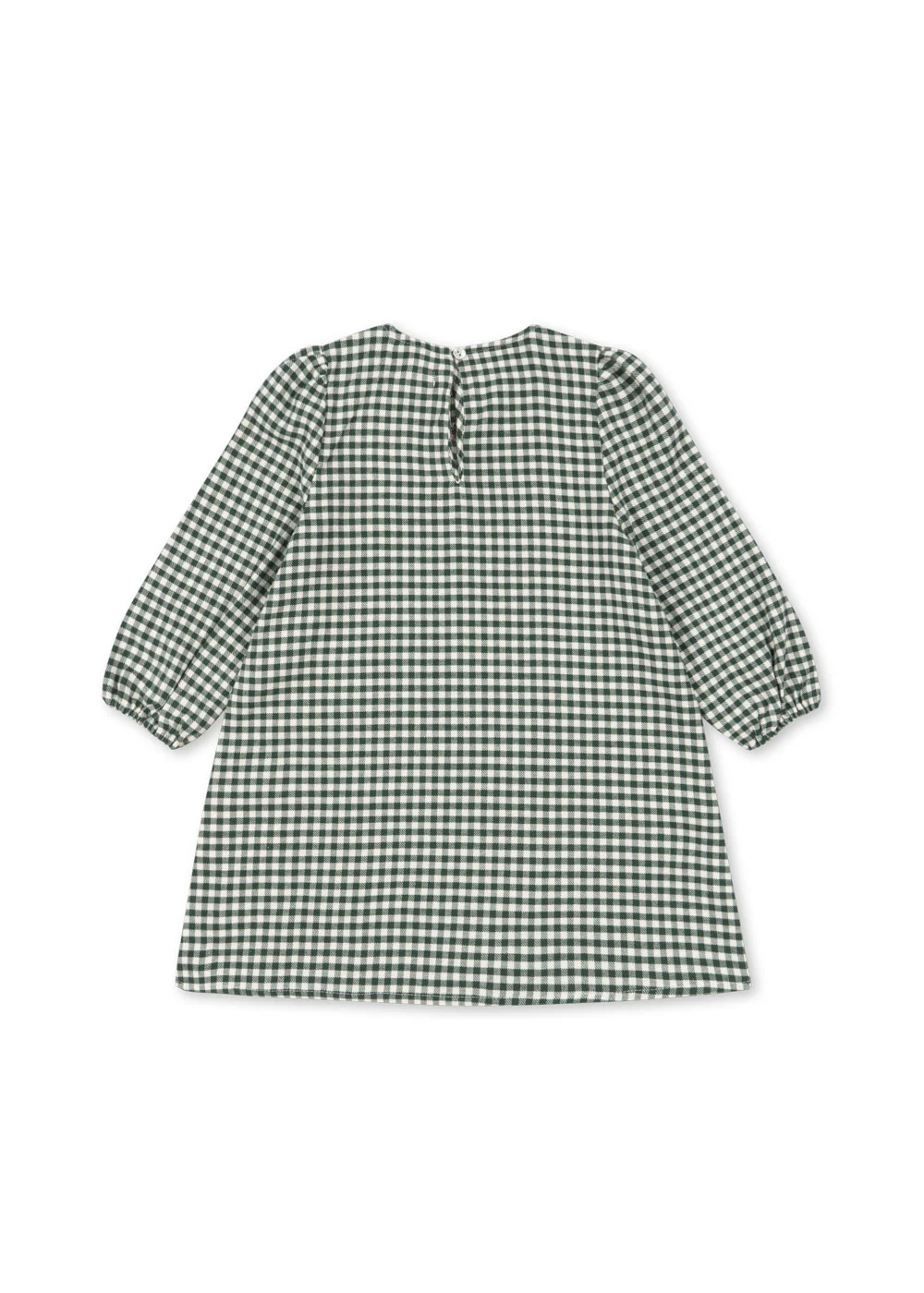 Konges Sløjd Kleid "Forest" | Green Check - Image 7