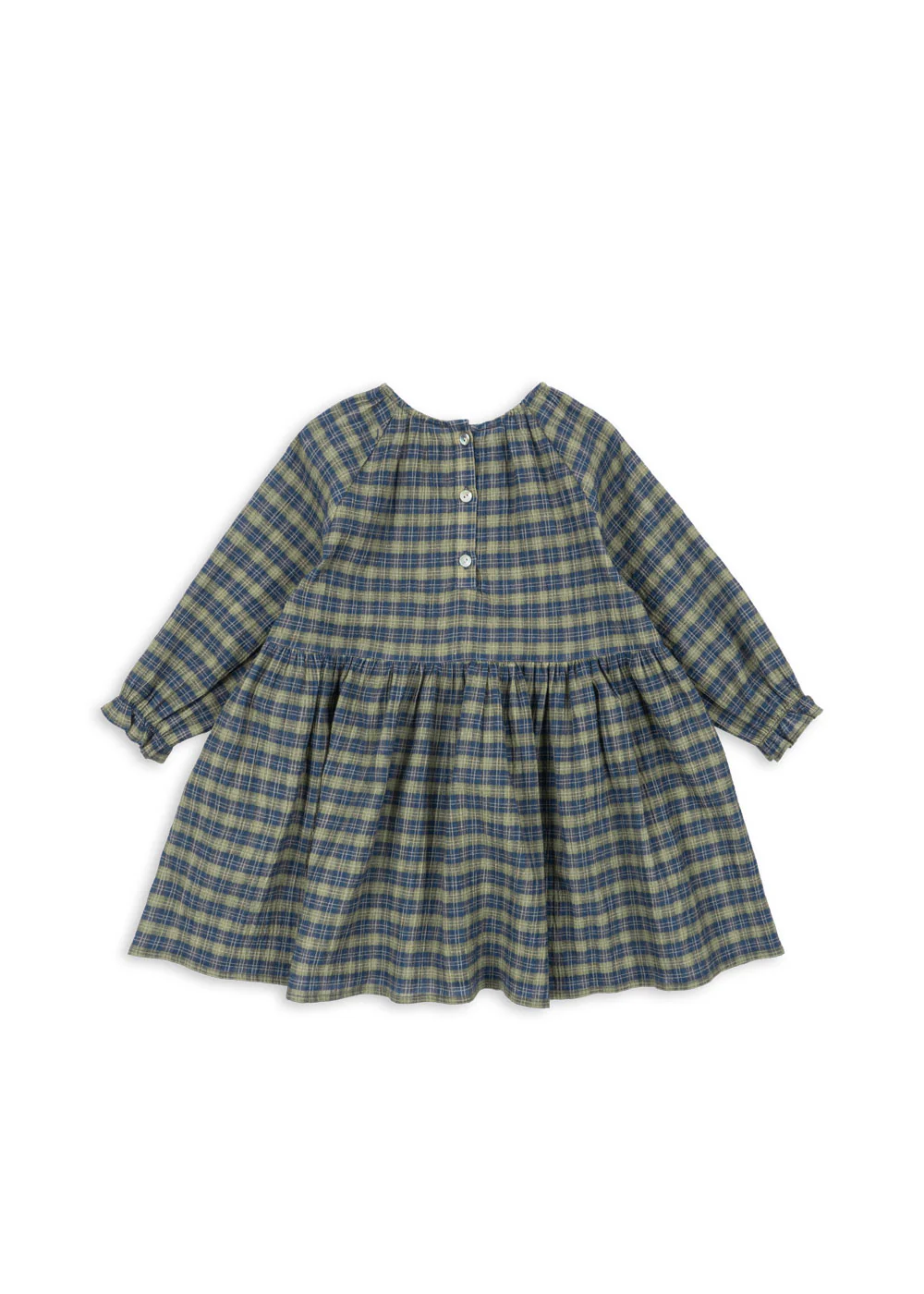 Konges Sløjd Kleid "Terre" Laurel Blue Check - Image 2