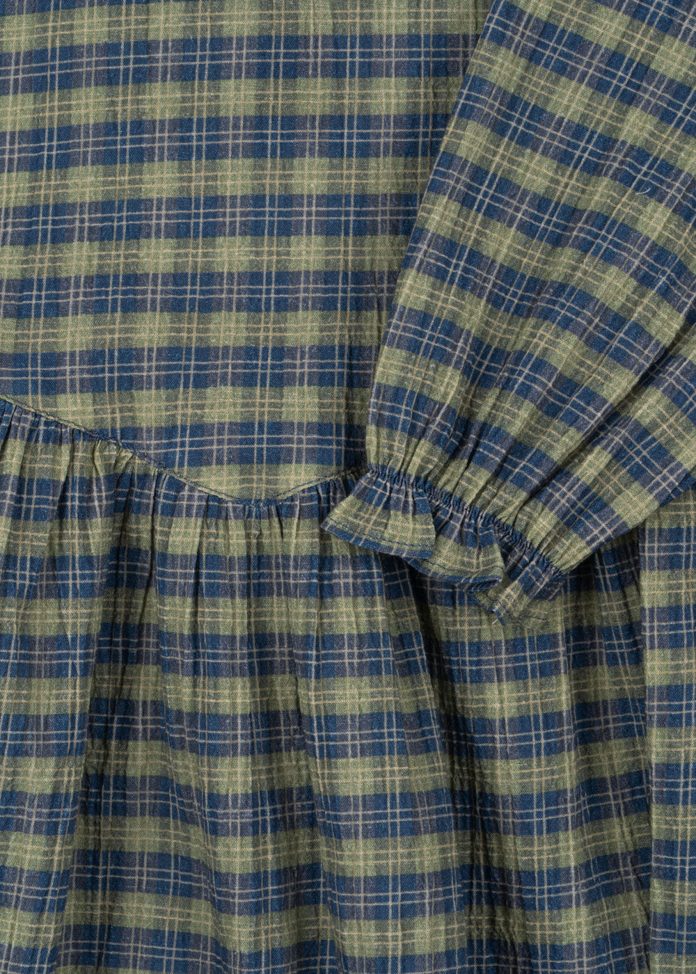 Konges Sløjd Kleid "Terre" Laurel Blue Check - Image 3