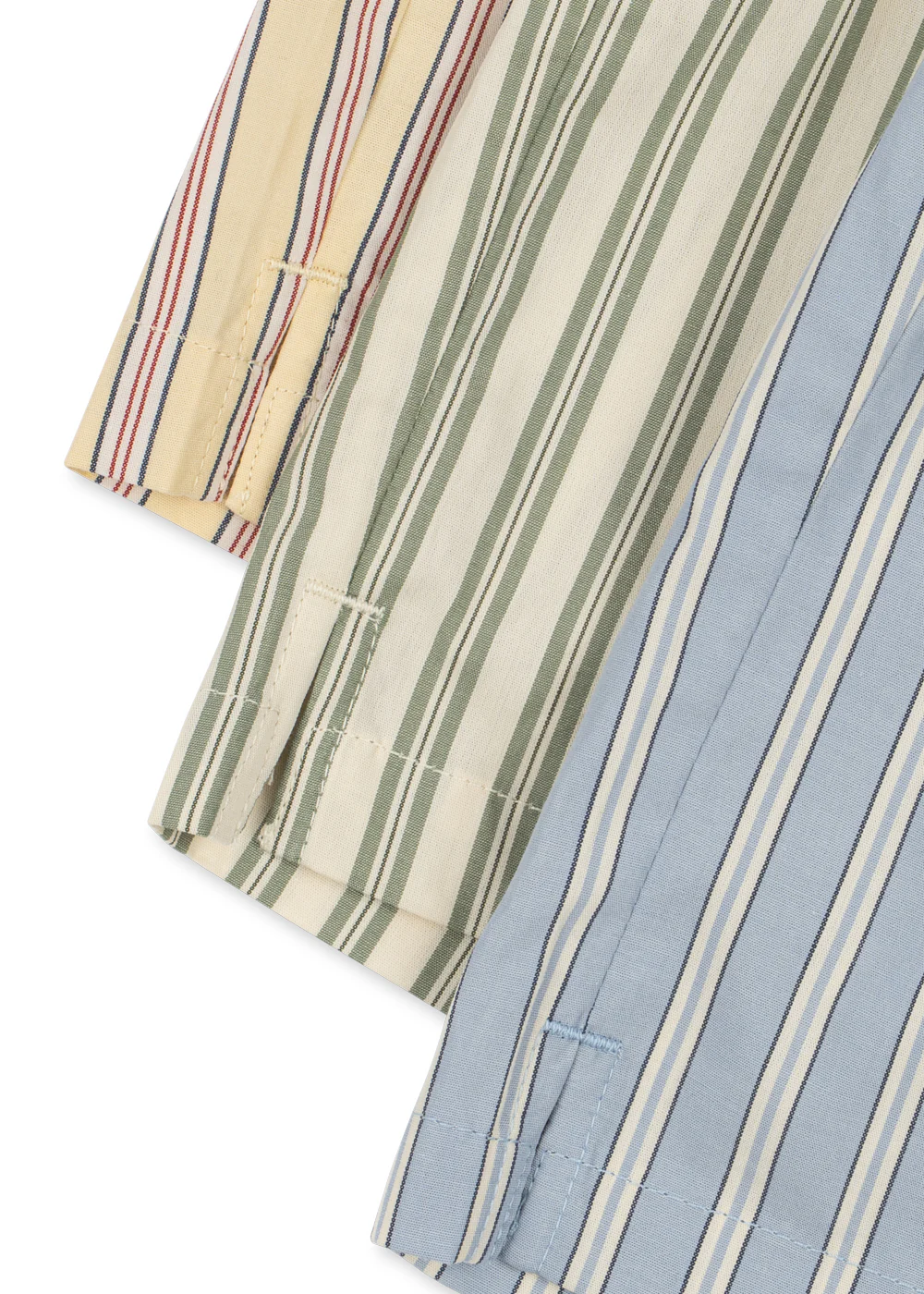 Konges Sløjd Shorts "Azur" 3er-Set | Soleil/Bleu/Basil Stripe - Image 17
