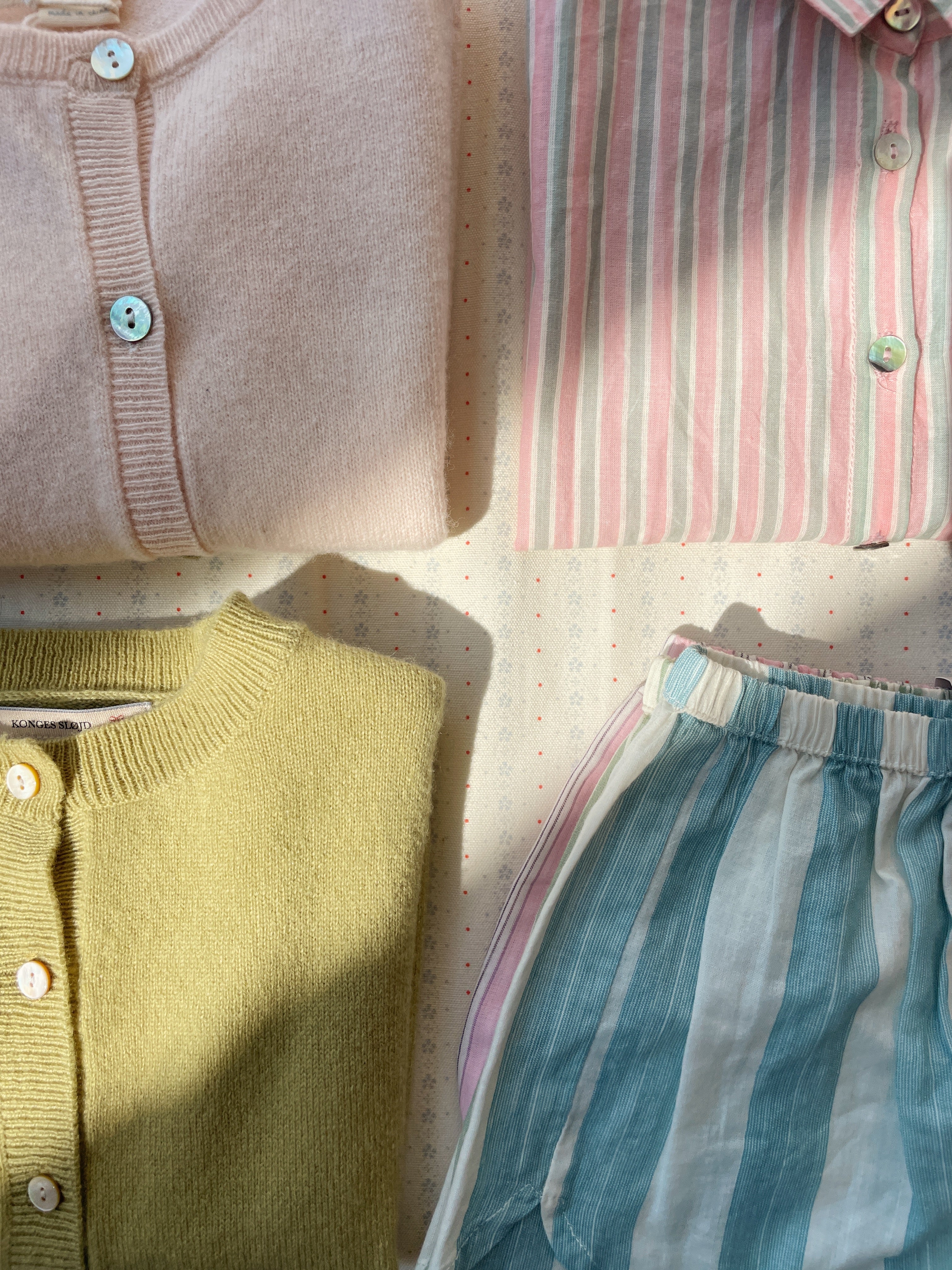 Konges Sløjd Shorts "Azur" 3er-Set | Soleil/Bleu/Basil Stripe - Image 5