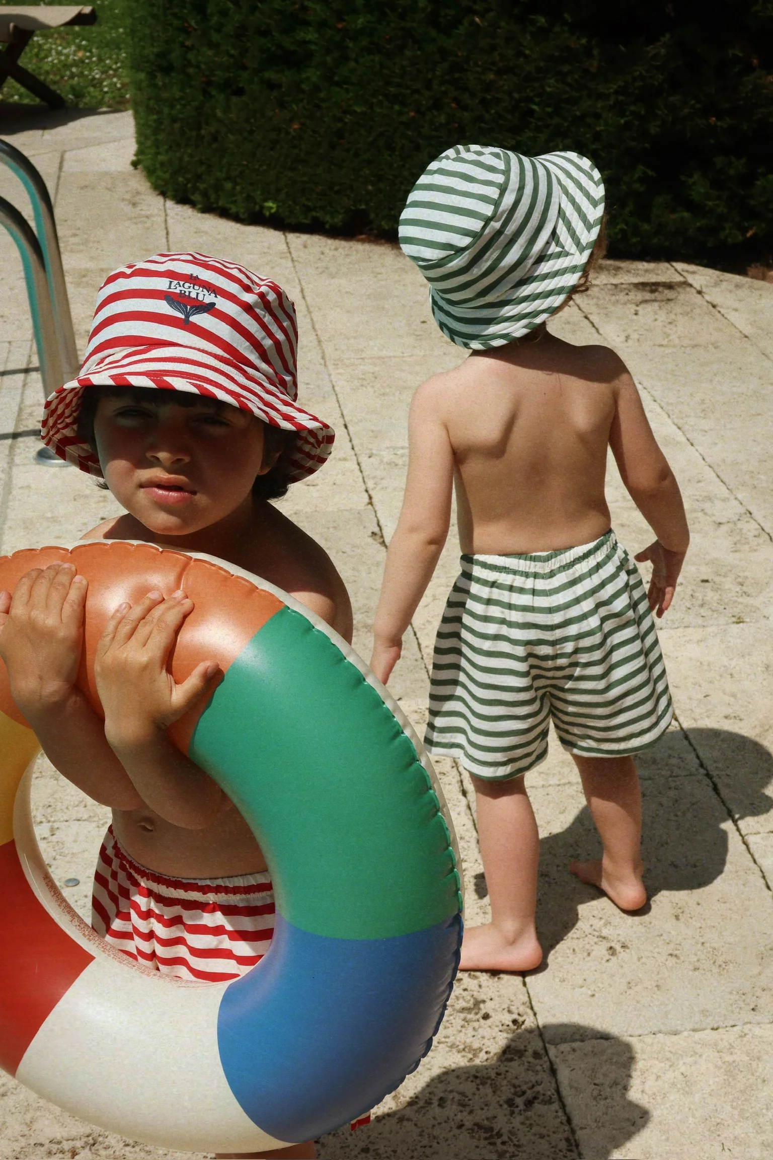 Konges Sløjd Bucket Hat "Asnou" | Stripe Verti - Image 2