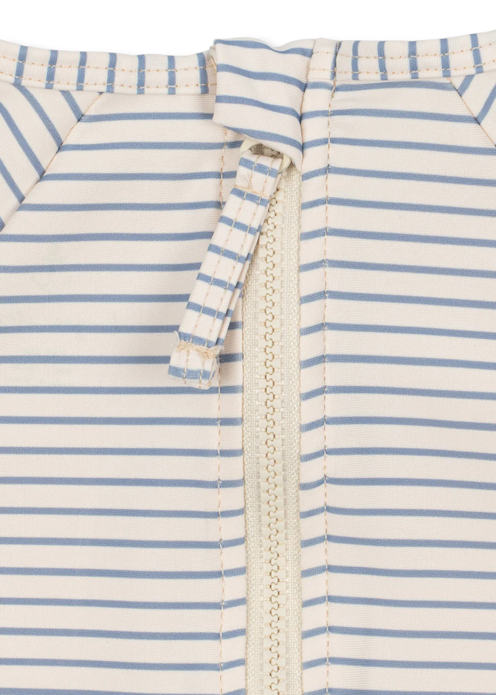 Konges Sløjd Badeanzug mit Ärmel „Aster" | Stripe Bluie - Image 4