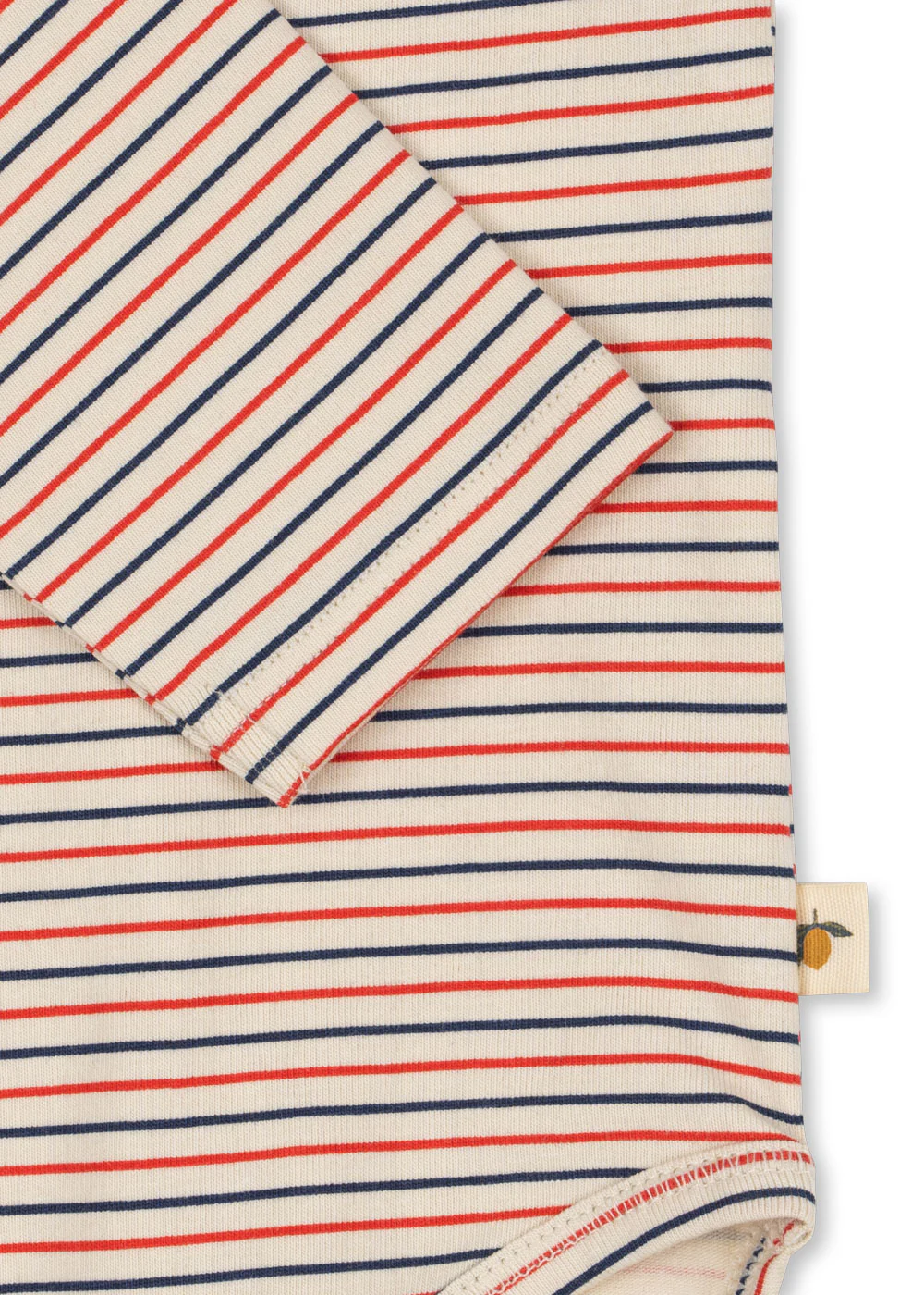 Konges Sløjd Body "Basic Ls Body Gots" | Stripe Tricolore Petit - Image 6