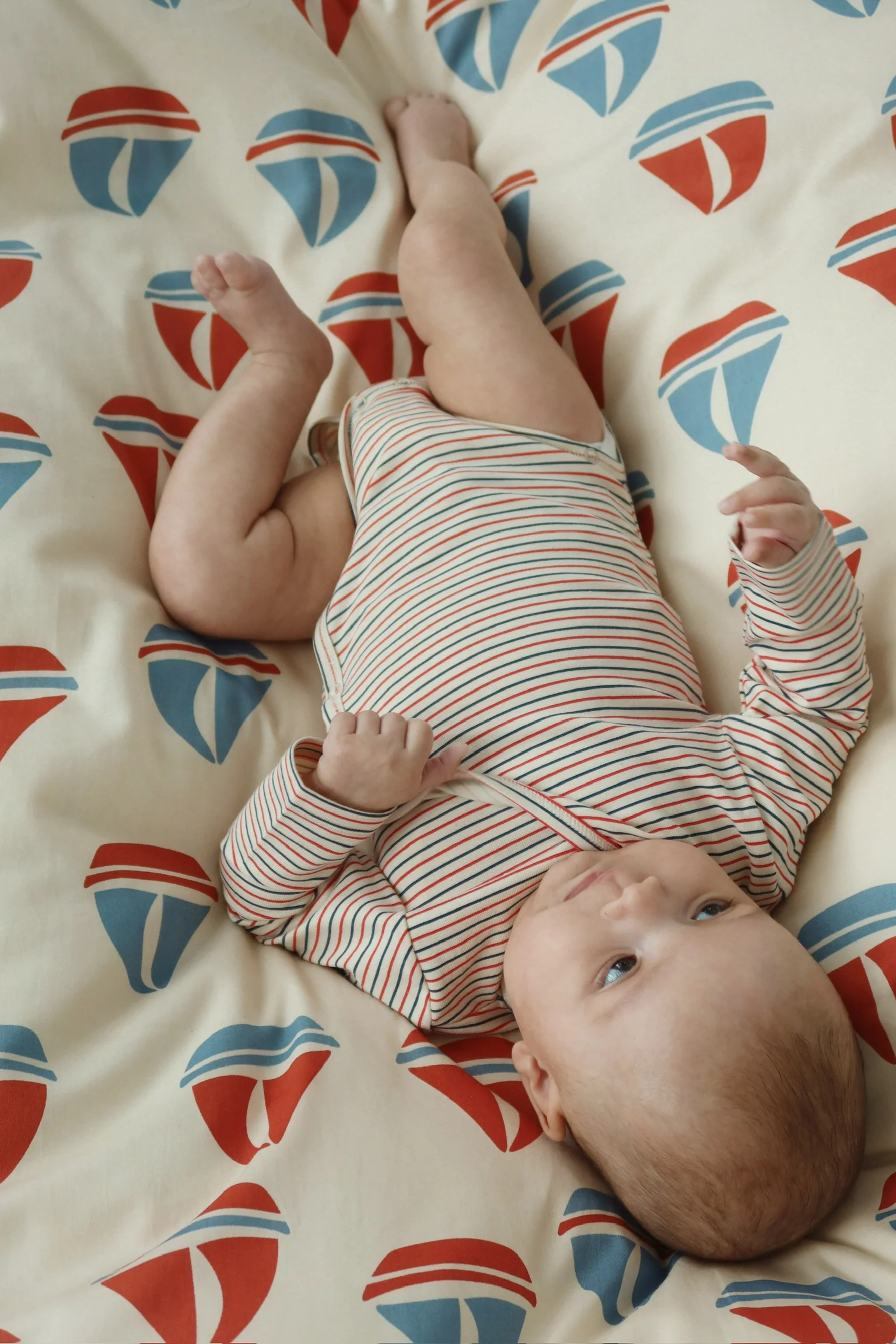 Konges Sløjd Body "Minnie" | Stripe Tricolore Petit - Image 2