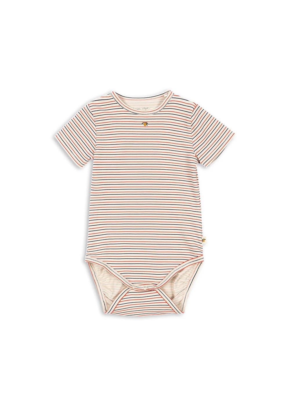 Konges Sløjd Kurzarmbody "Basic" | Stripe Tricolore Petit